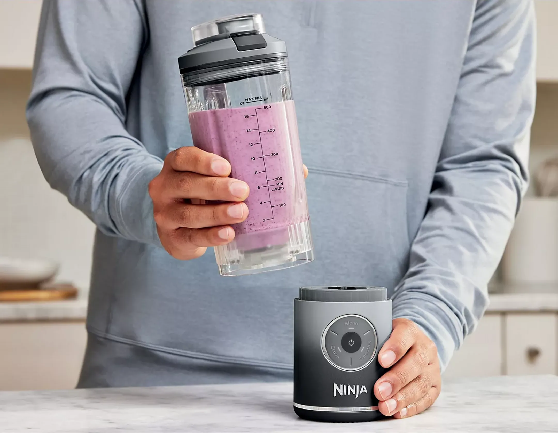 Ninja Portable Blender Blast Max BC251EUGY - Gray image