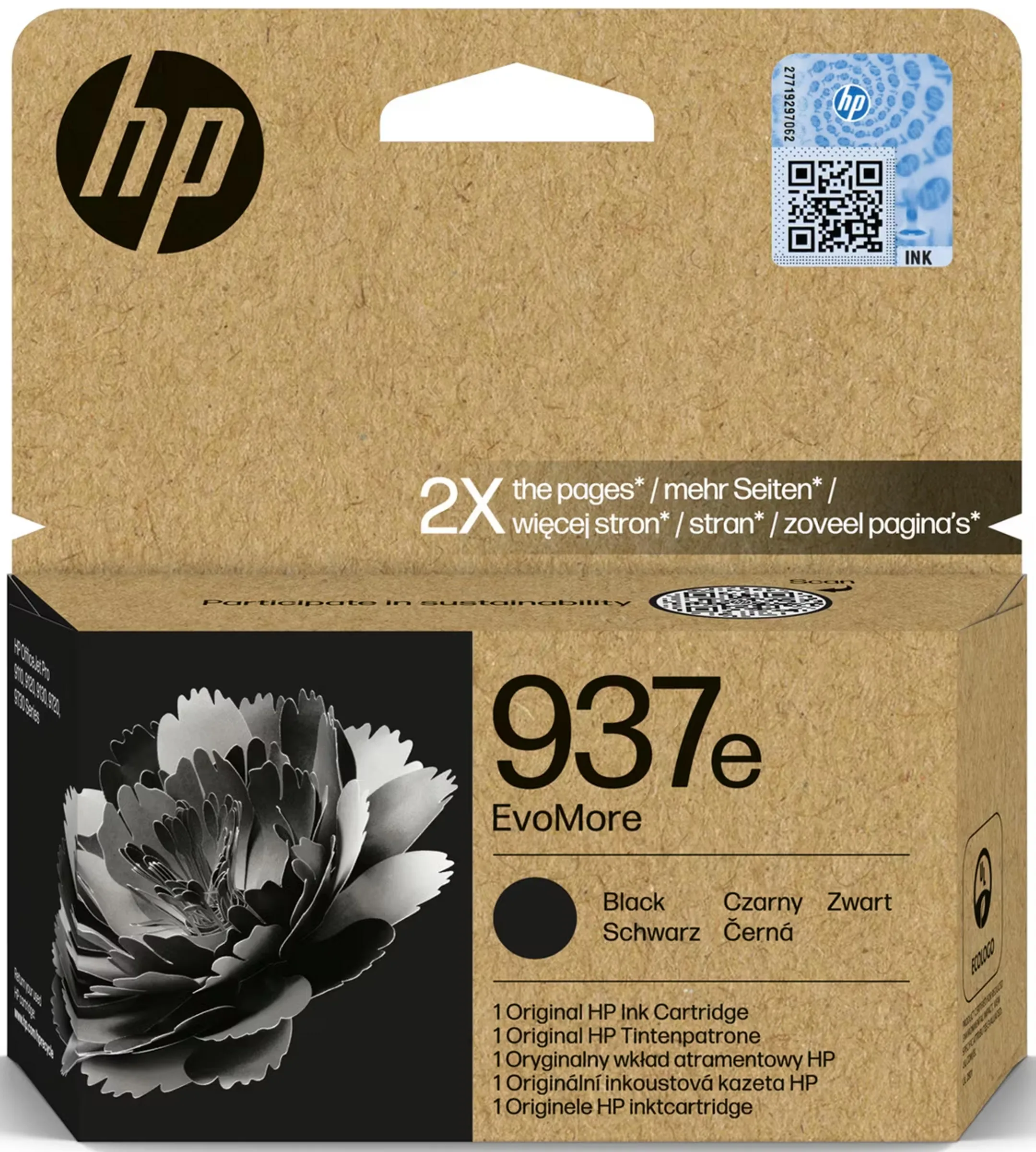 Tintenpatrone EvoMore – 937e – Schwarz