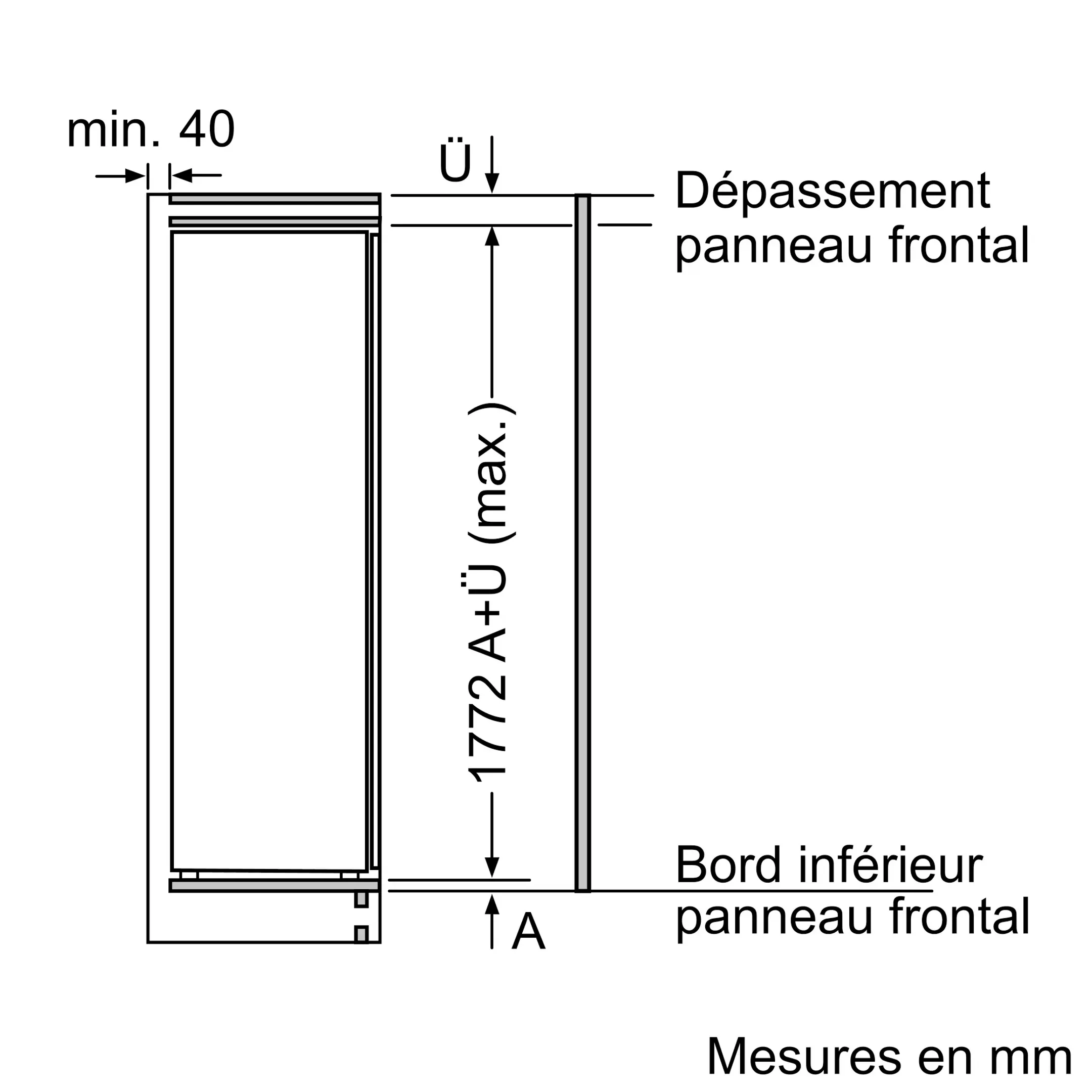 Siemens Frigo encastrable iQ500 KI81RADE0 image