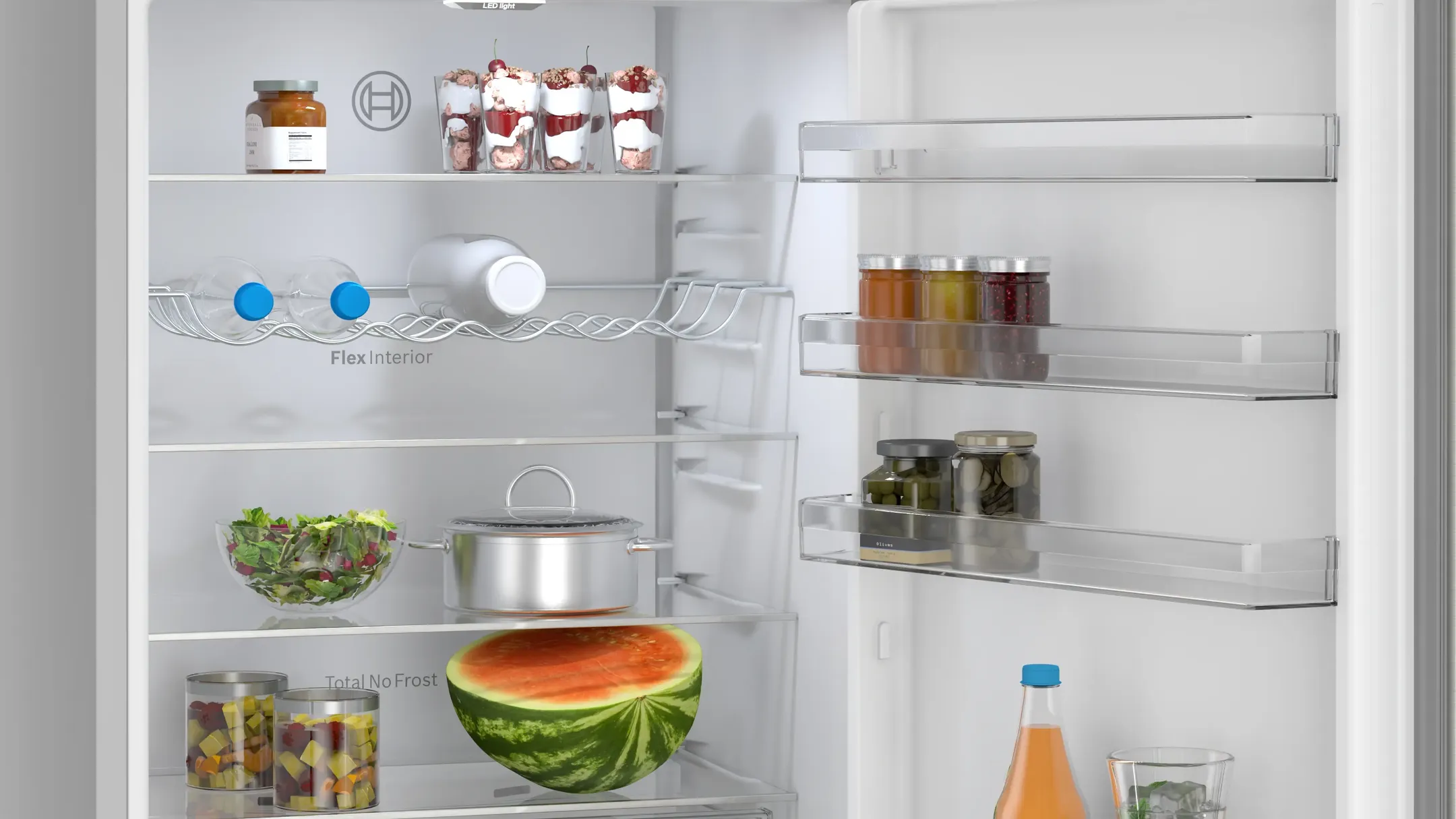 Bosch Combi frigo congélateur Series 4 KGN492IAF image