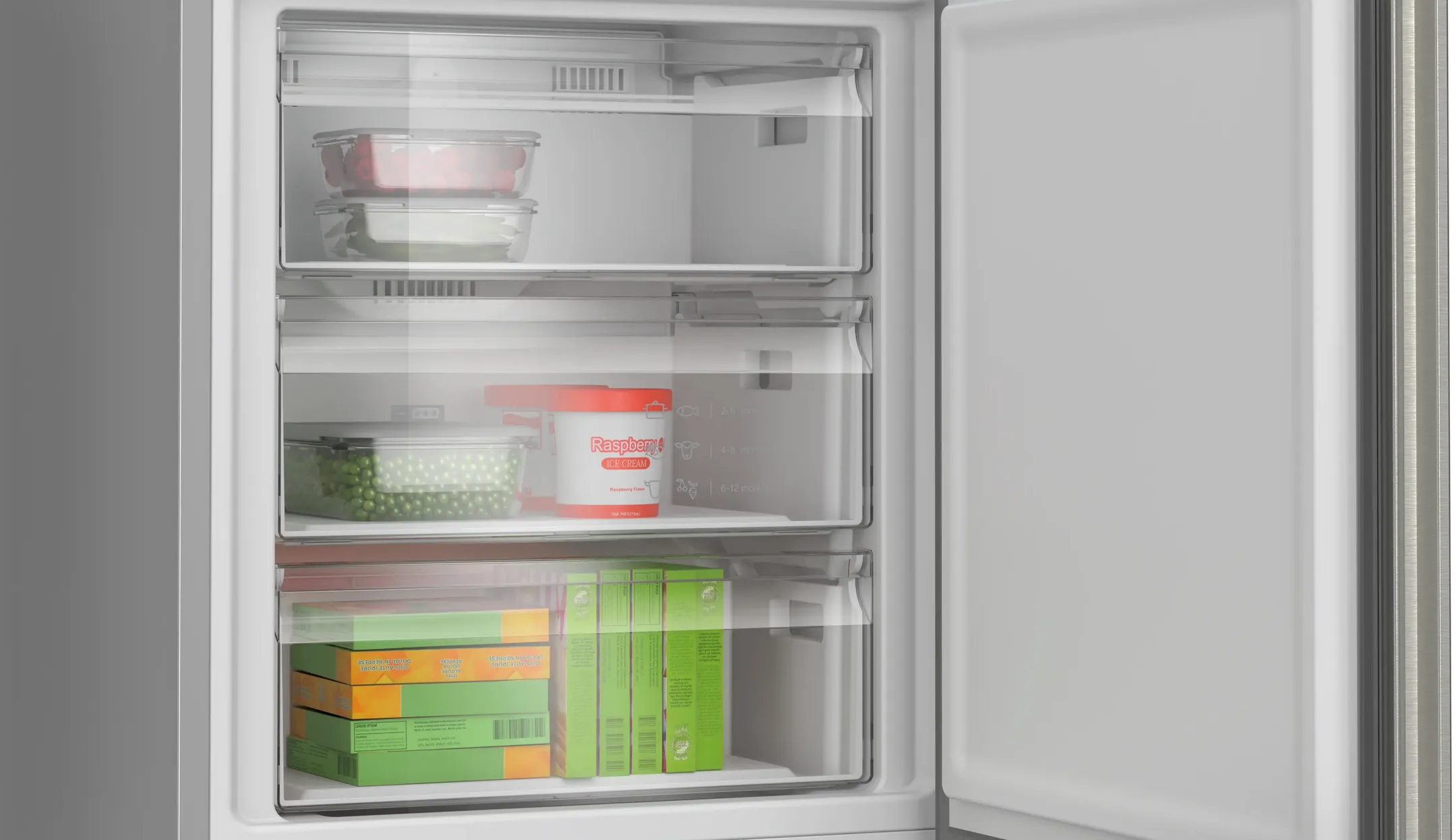 Bosch Combi frigo congélateur Series 4 KGN492IAF image