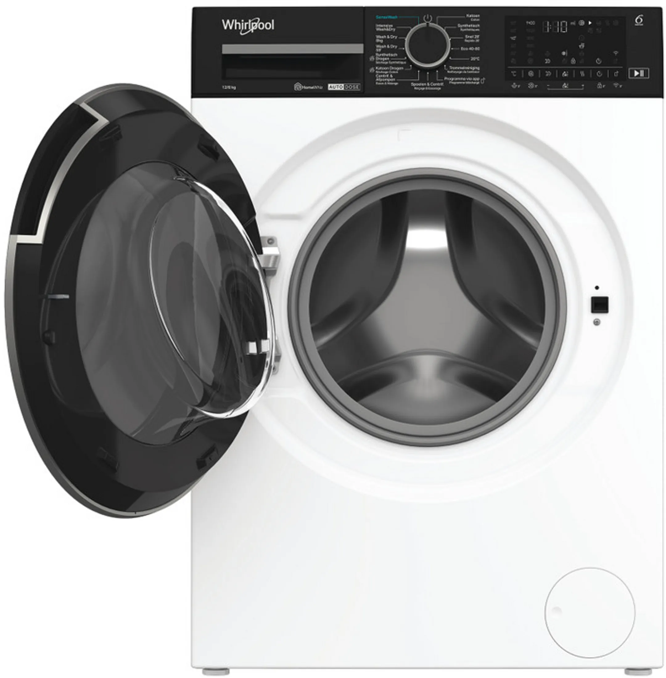 Whirlpool Lave-linge séchant 6Th Sense WPD 2836W ADS BE image
