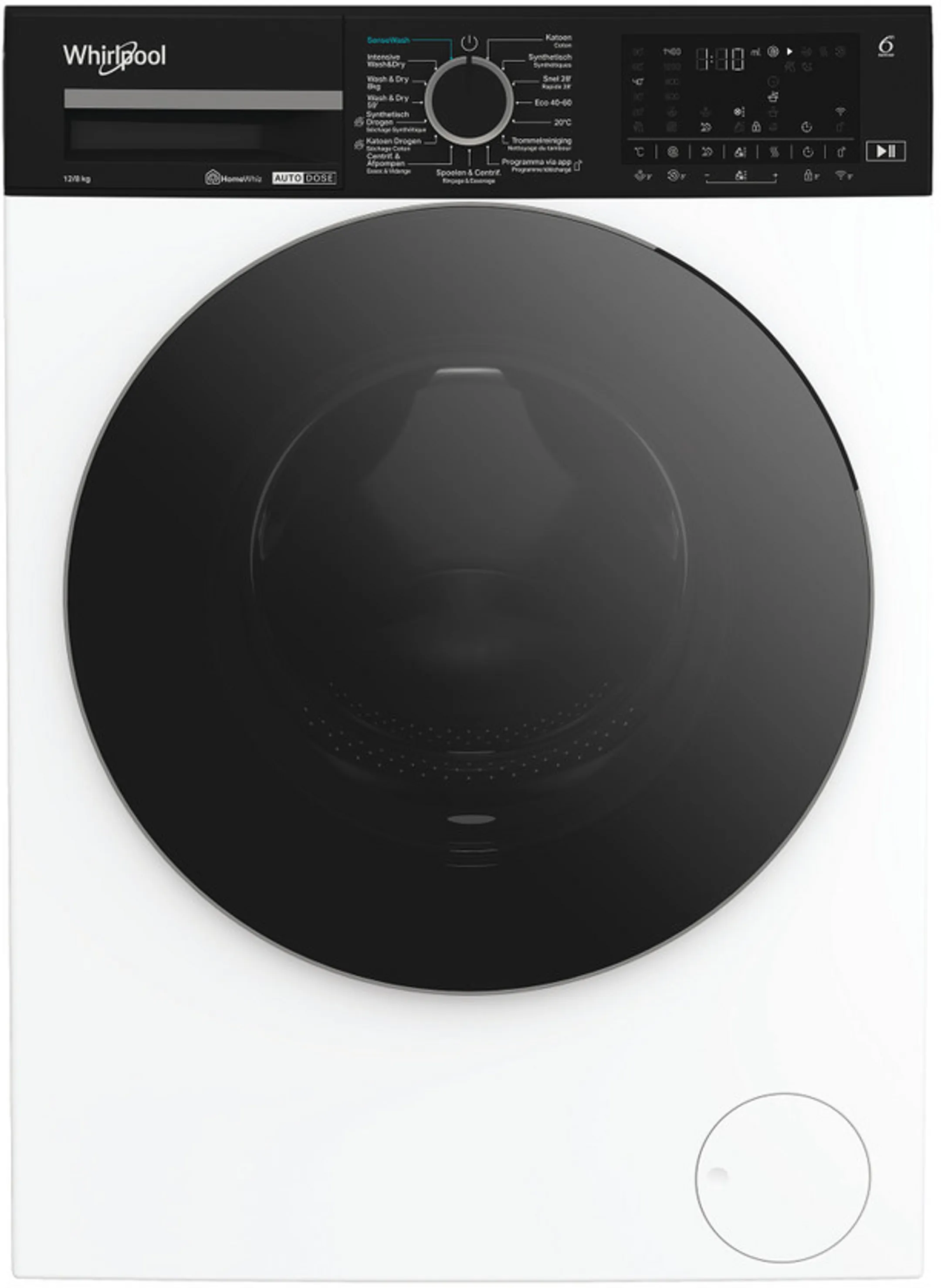 Lave-linge séchant 6Th Sense WPD 2836W ADS BE