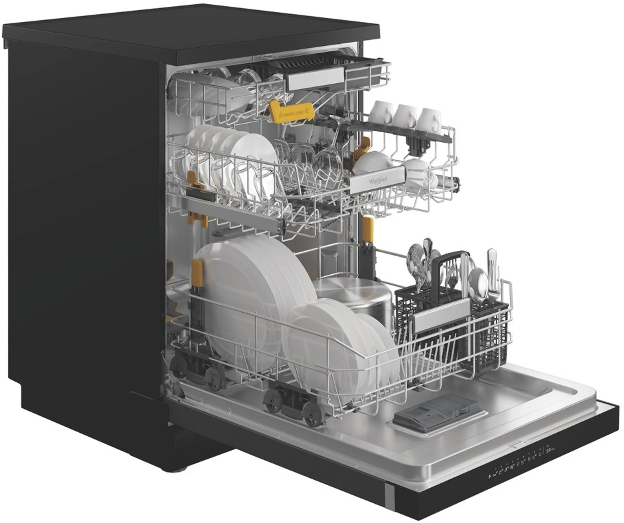 Whirlpool Lave-vaisselle 6Th Sense W8F HS61BS - Noir image