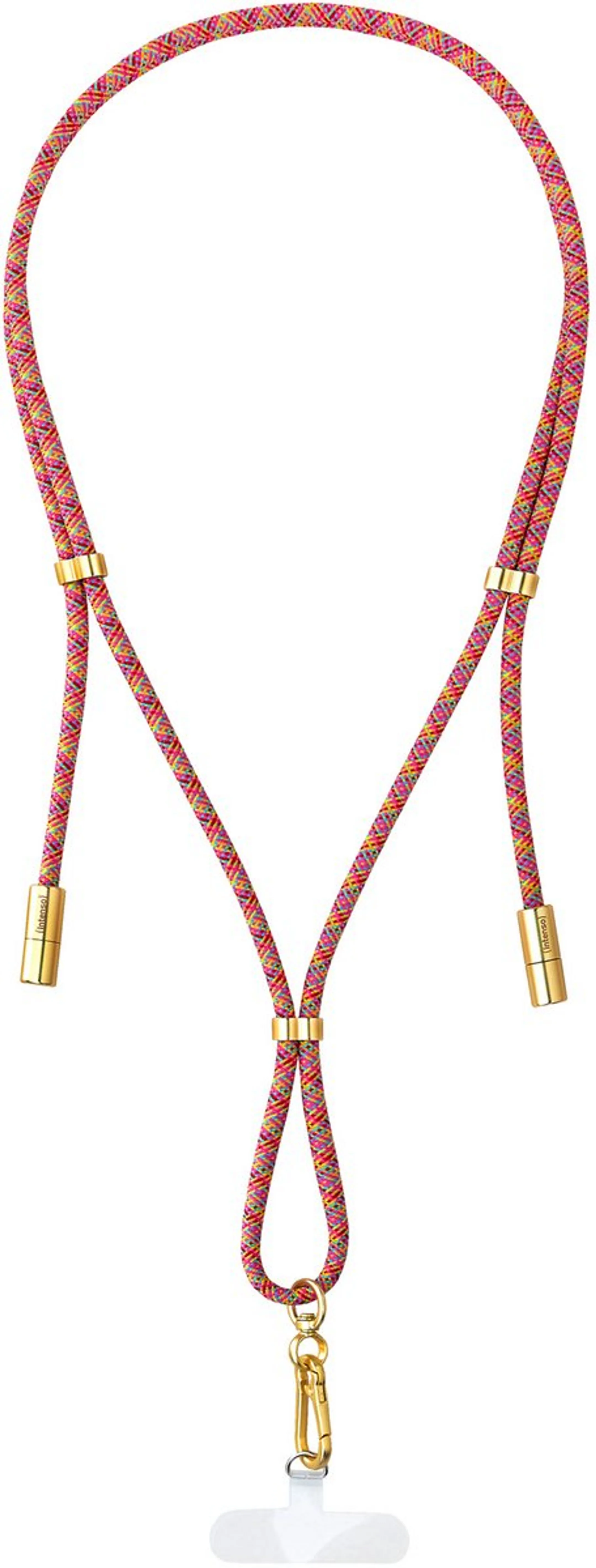 Lanière de recharge pour smartphone - 1,65m - Rose néon