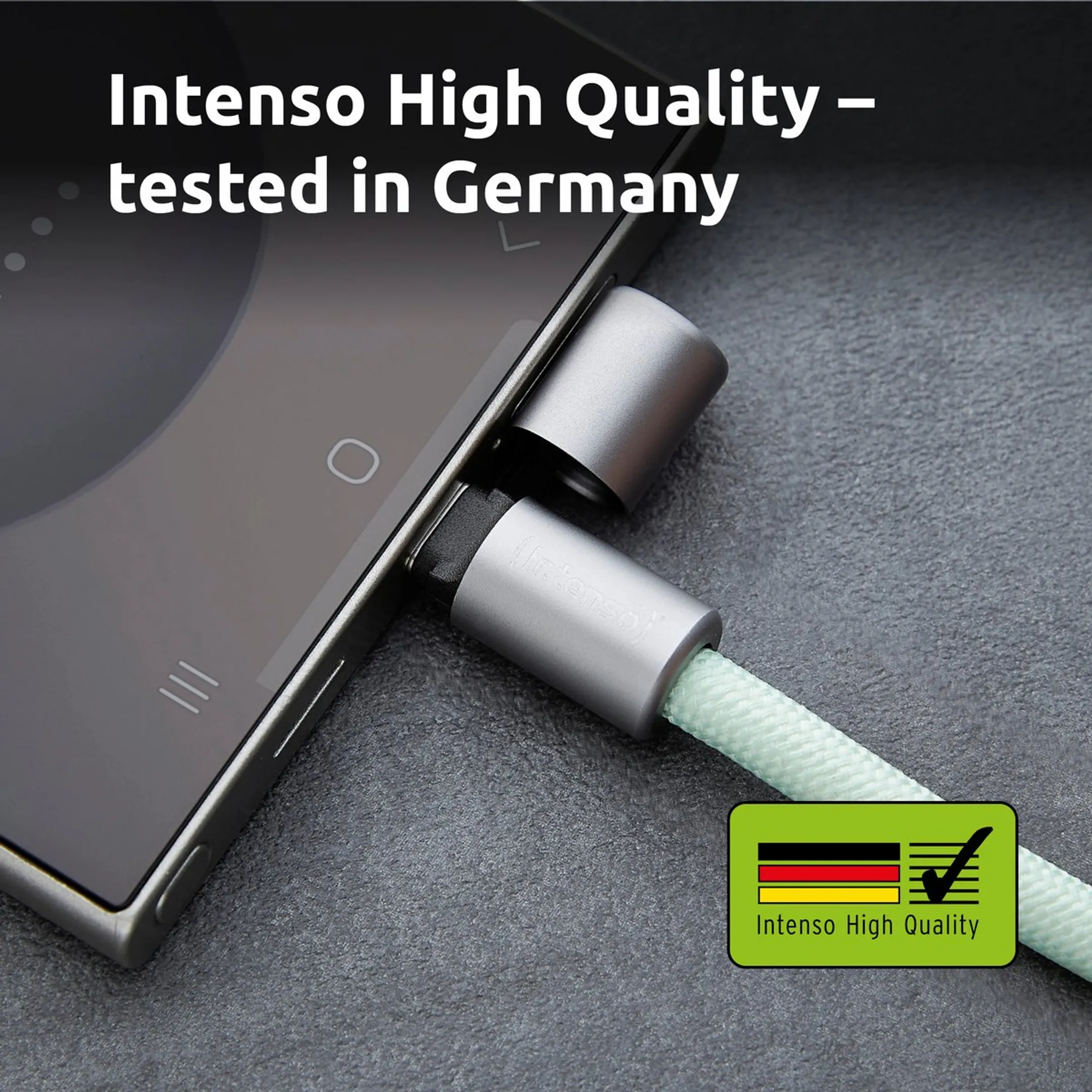 Intenso Lanière de recharge pour smartphone - 1,65m - Vert image