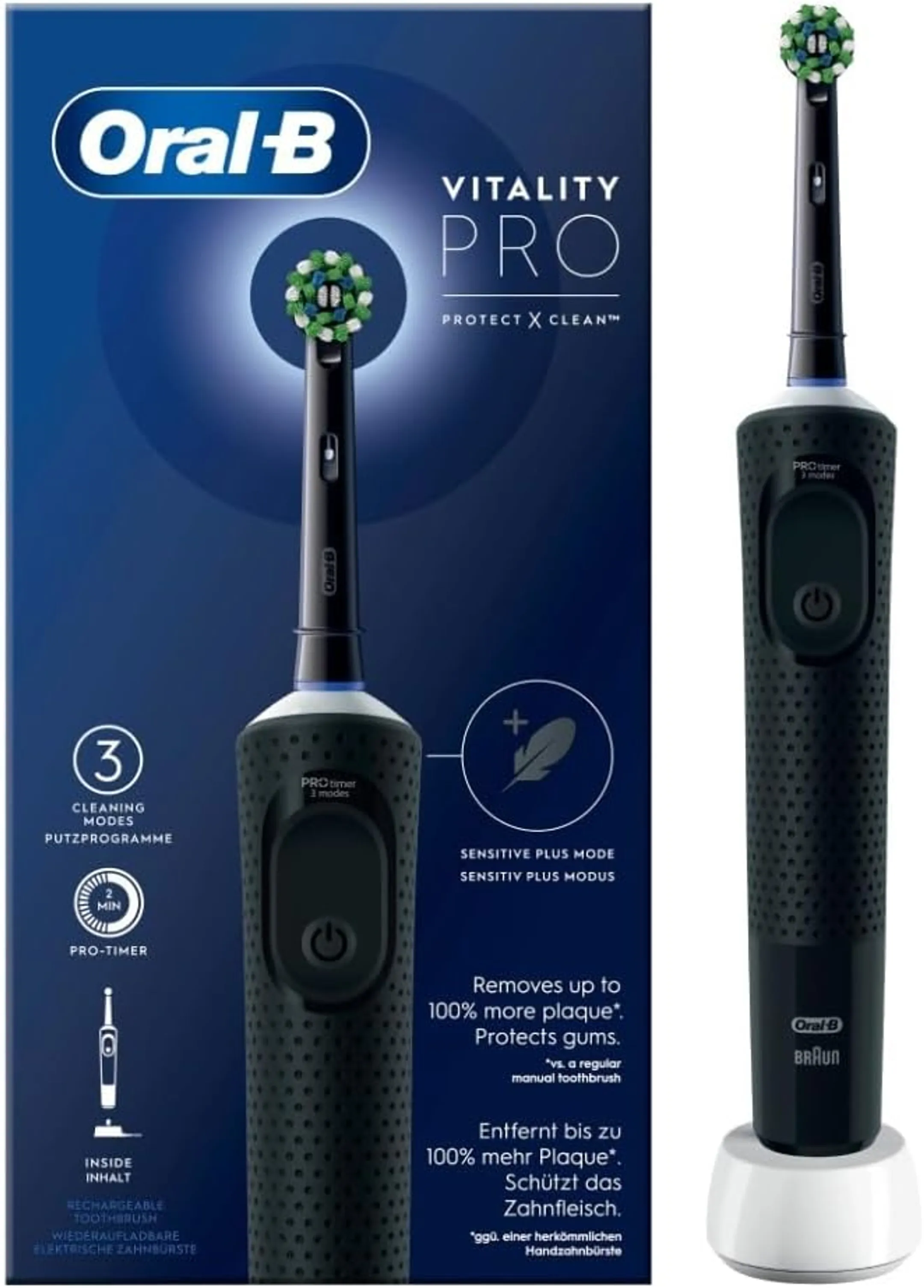 Oral-B Brosse à dents électrique Vitality Pro D173 - Noir image