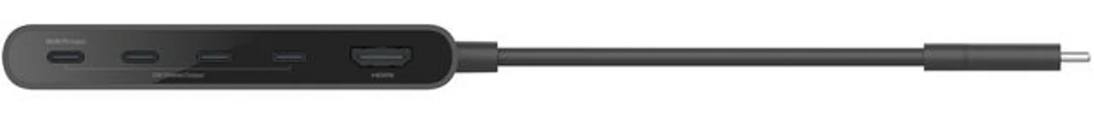Hub Connect with 5 USB-C ports and 1 HDMI 4K port - Black
