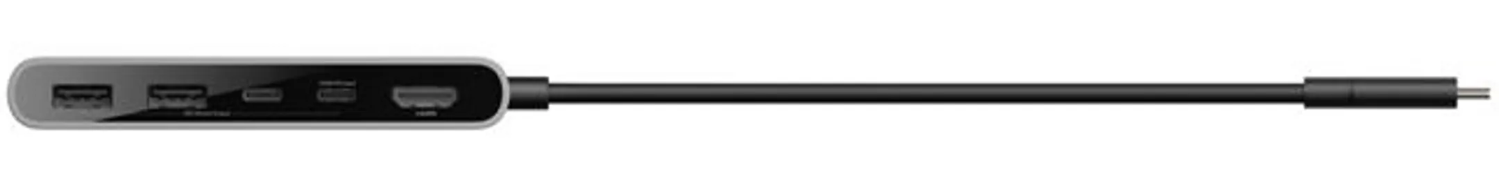 Hub Connect with 4 USB and 1 HDMI 4K - Gray