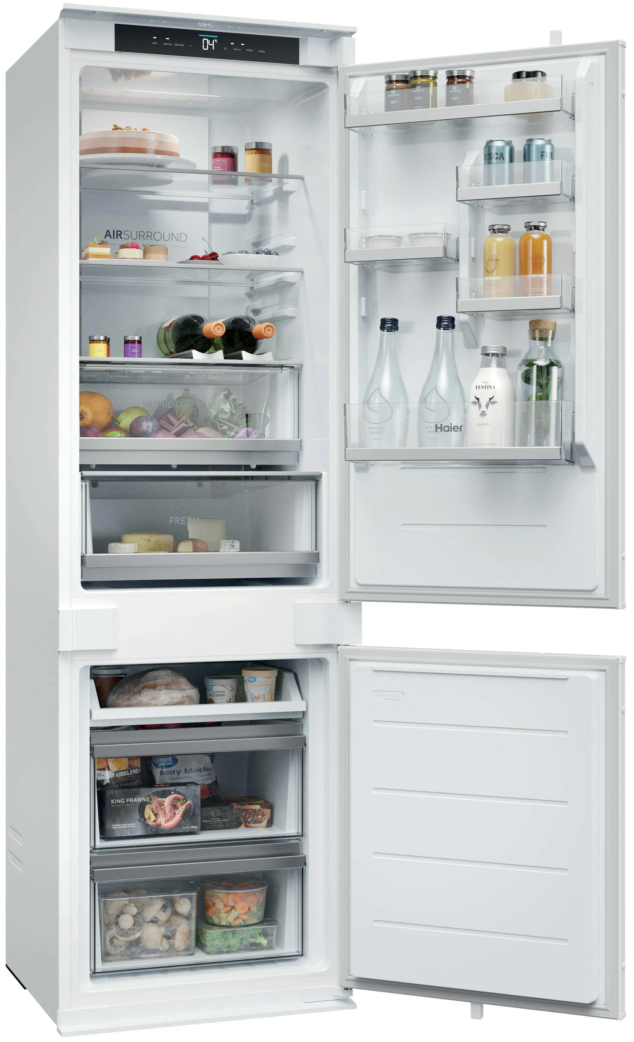 Einbau-Kühl-Gefrierkombination ID Titanium 2 HBQW5518D