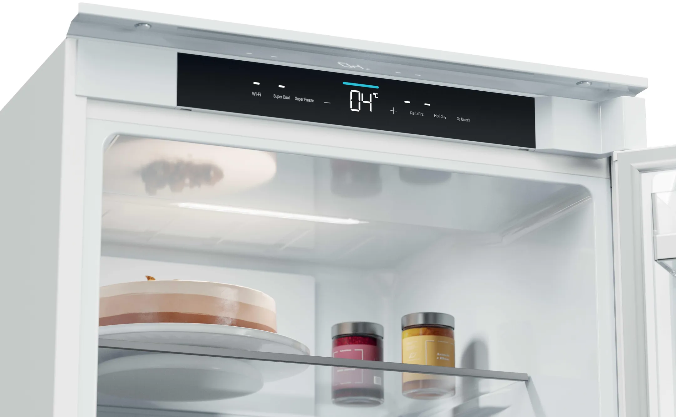 Einbau-Kühl-Gefrierkombination ID Titanium 2 HBQW5518D