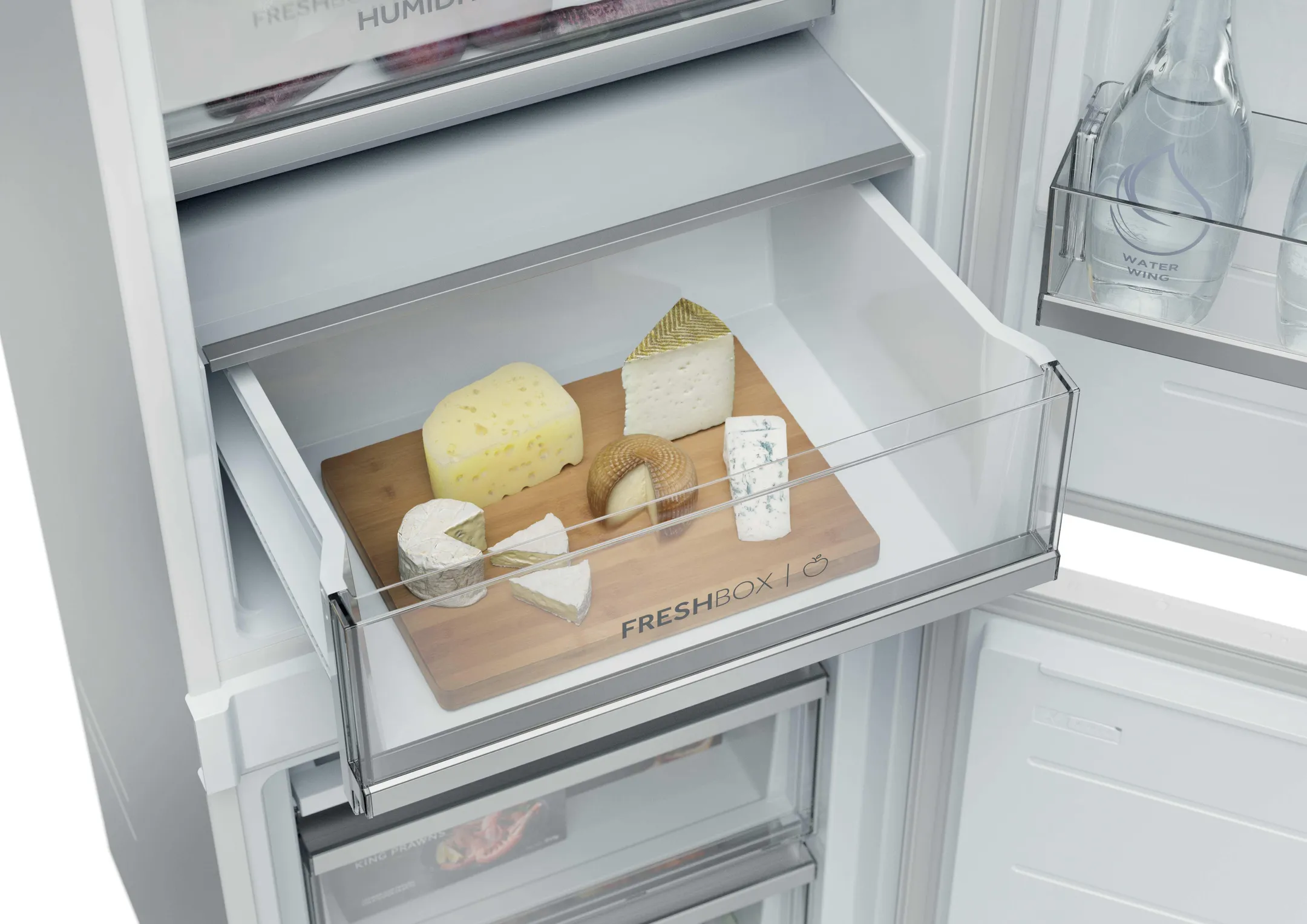 Einbau-Kühl-Gefrierkombination ID Titanium 2 HBQW5518D