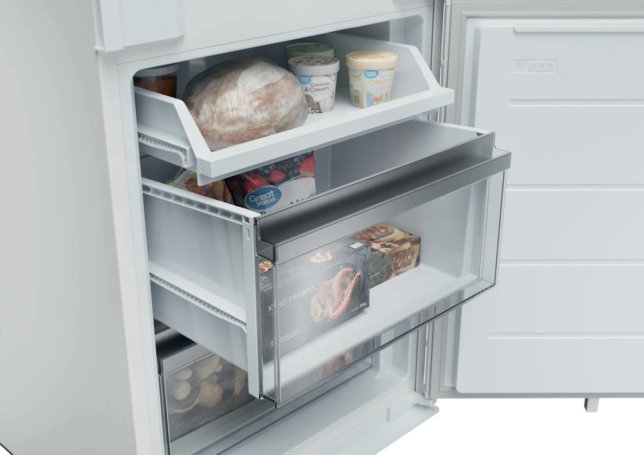 Einbau-Kühl-Gefrierkombination ID Titanium 2 HBQW5518D