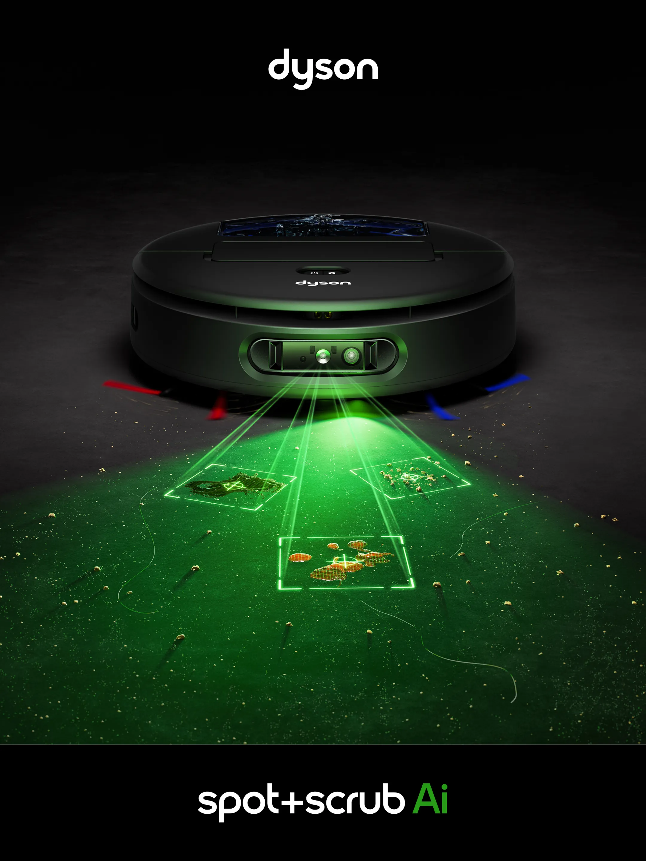 Robot Vacuum Cleaner and Mop Spot+Scrub Ai