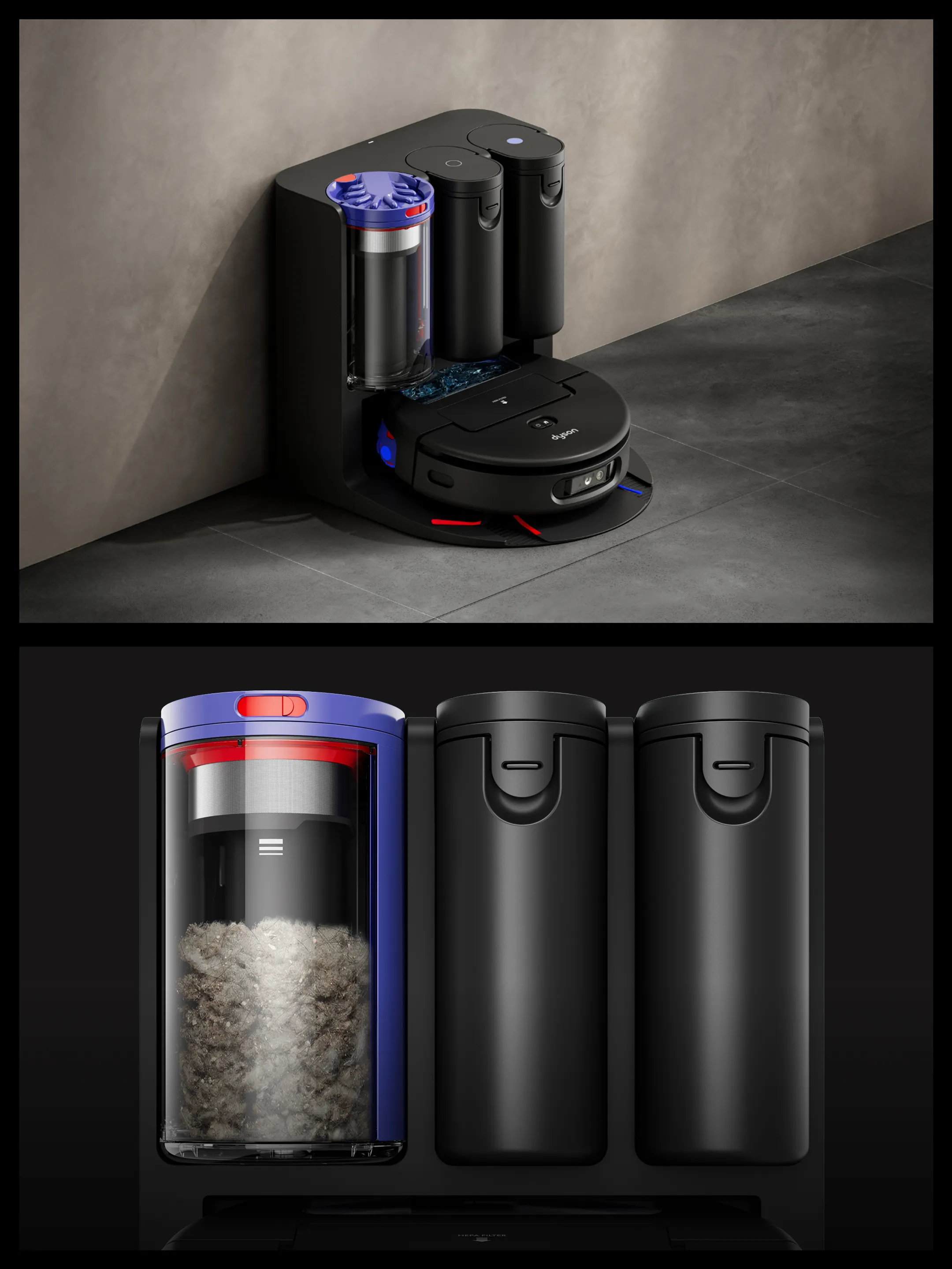 Robot Vacuum Cleaner and Mop Spot+Scrub Ai