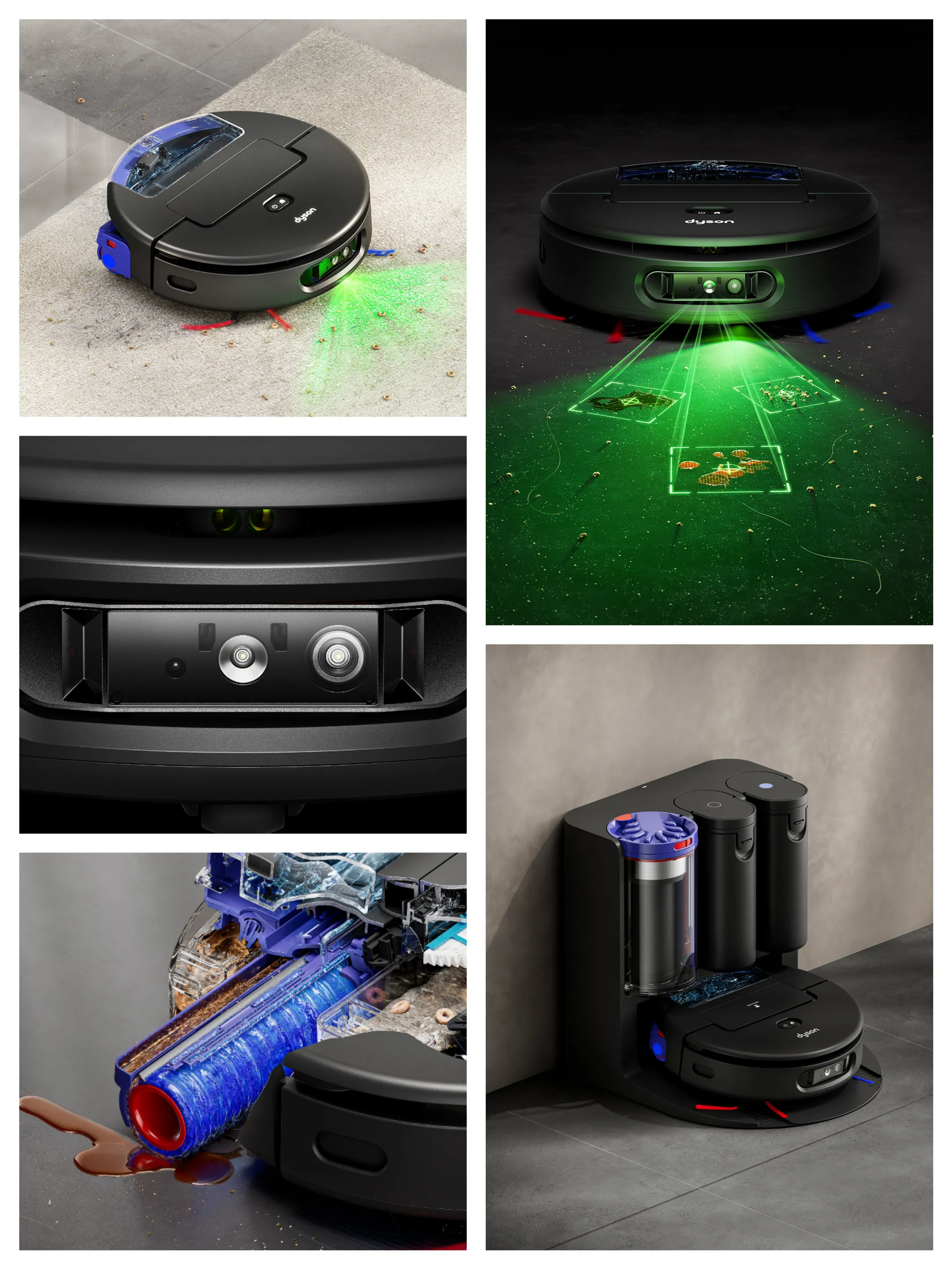 Robot Vacuum Cleaner and Mop Spot+Scrub Ai