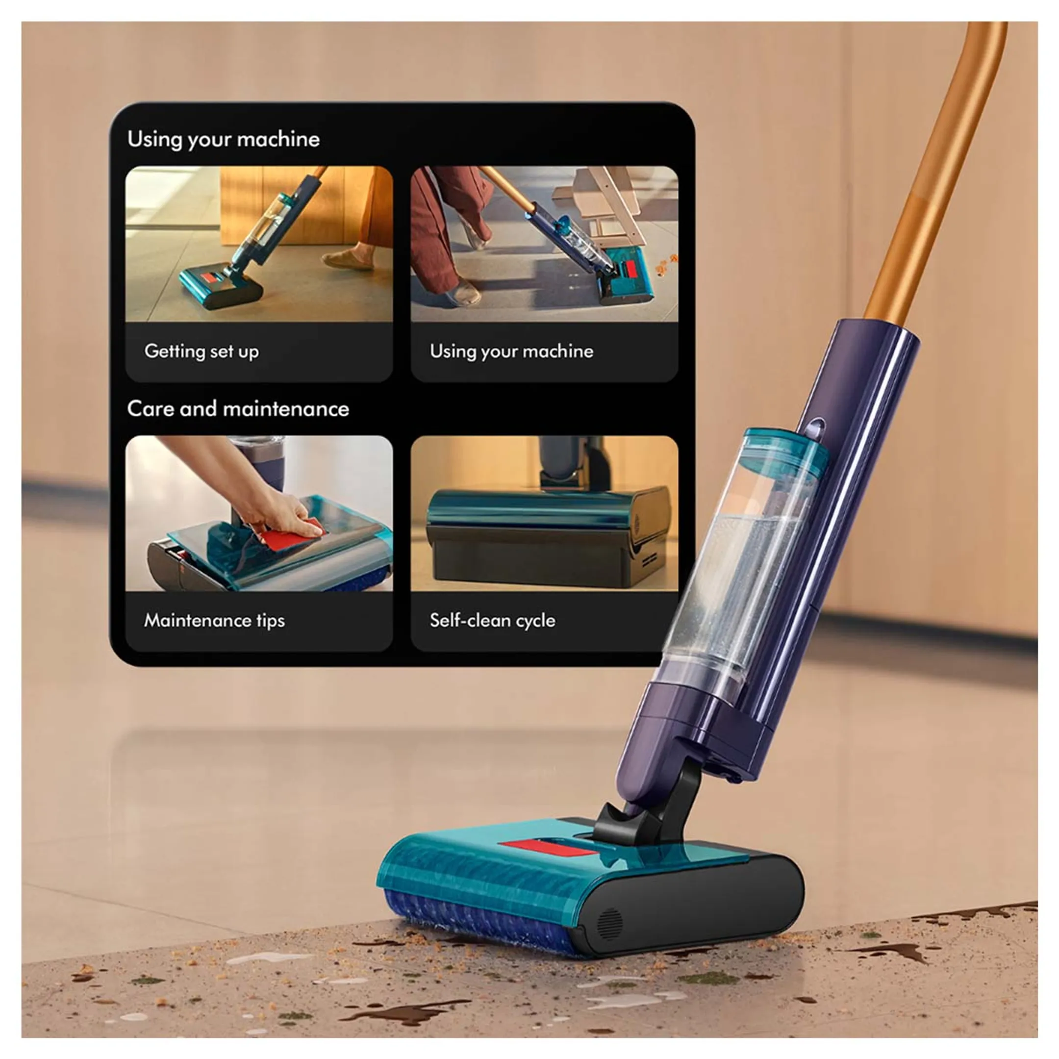 Floor cleaner Clean+Wash Hygiene