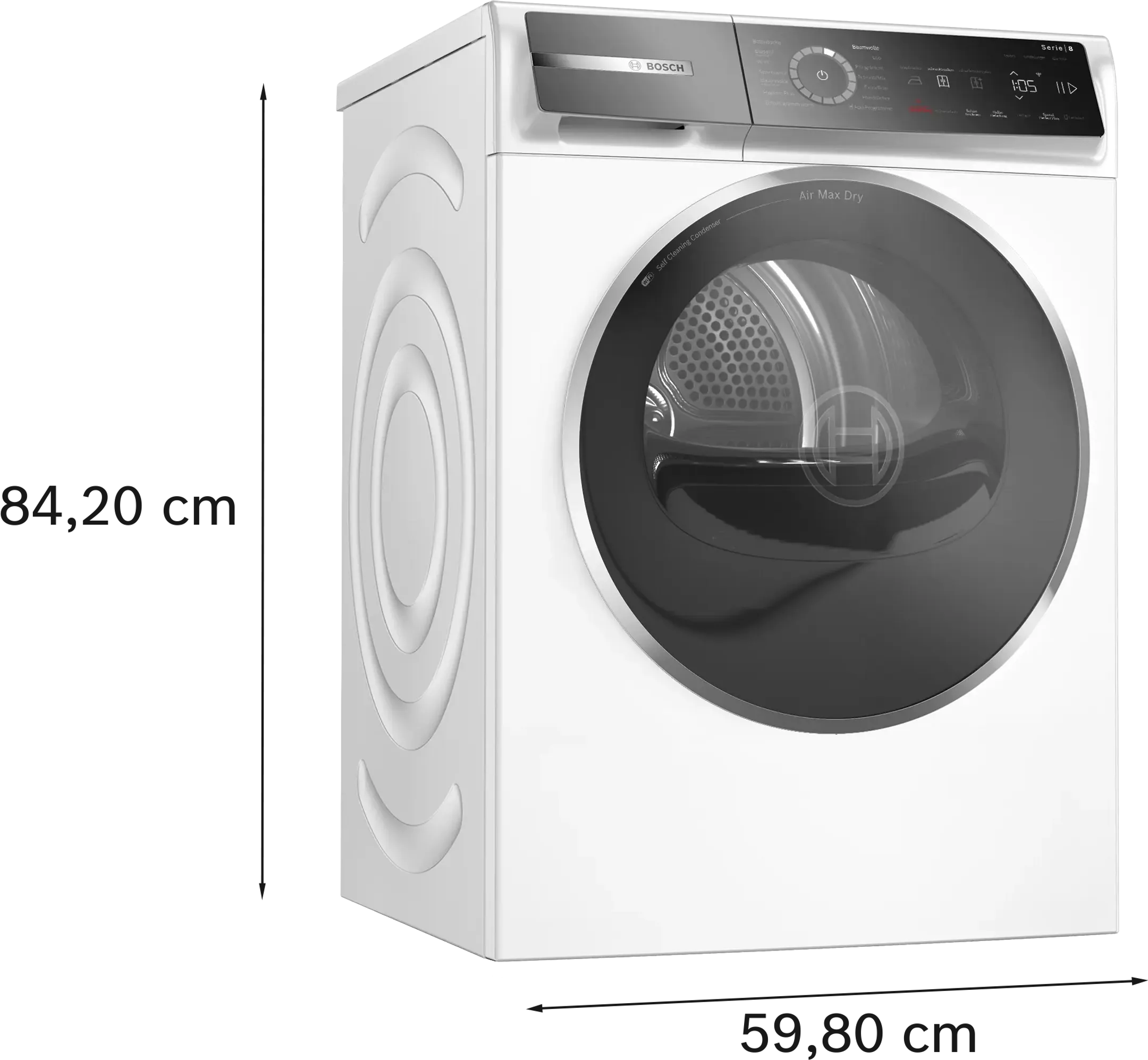 Sèche-linge pompe à chaleur Serie 8 WRB247C40