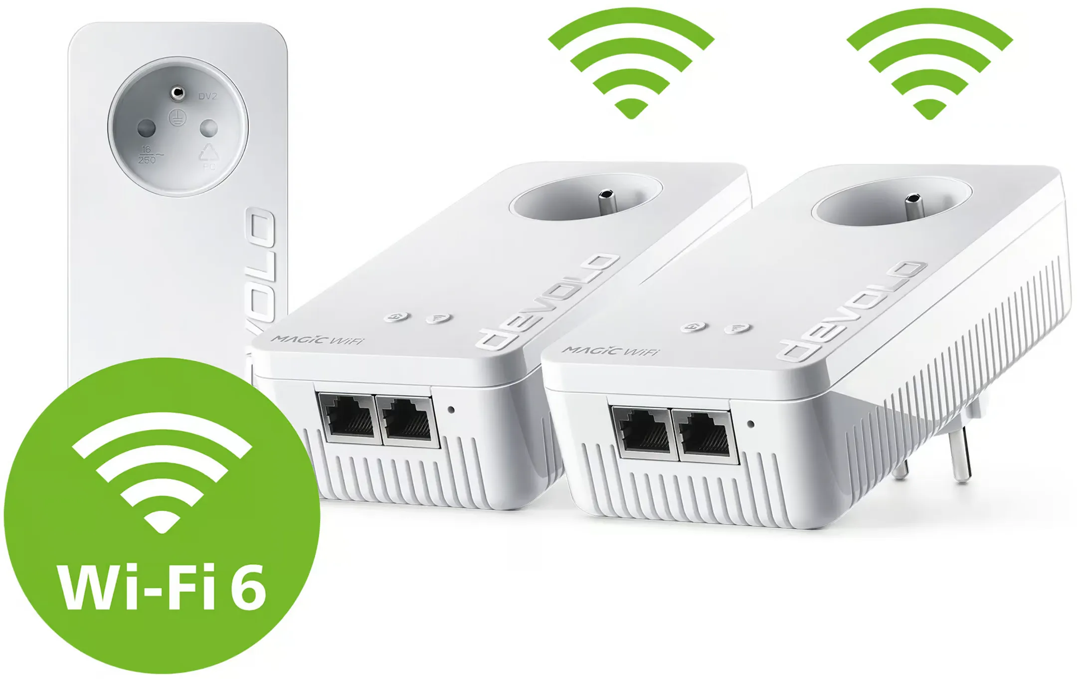 Adaptateur CPL Magic 2 Wifi 6 Next Multiroom - 3 pièces