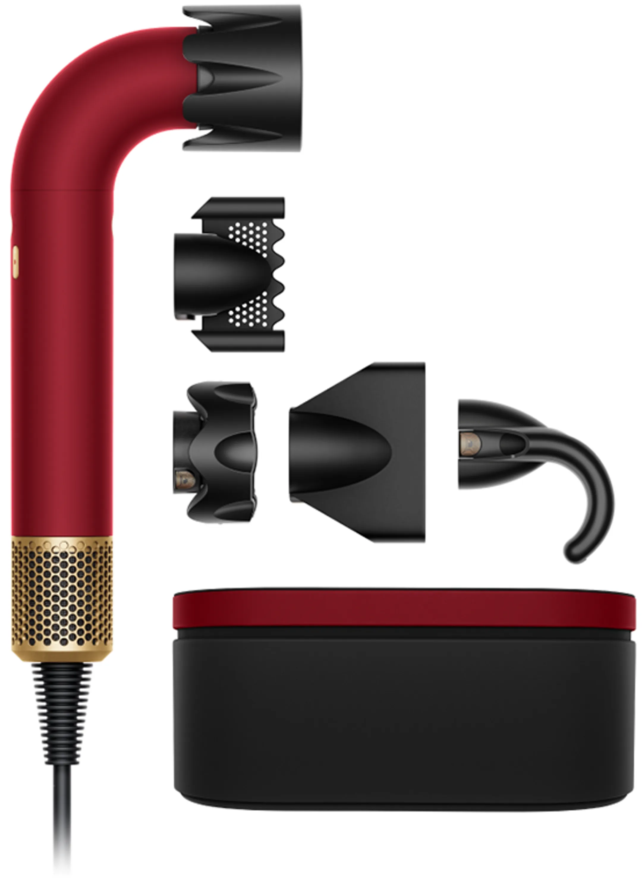 Hair Dryer Supersonic r Professional Straight + Wavy Red Velvet Limited Edition