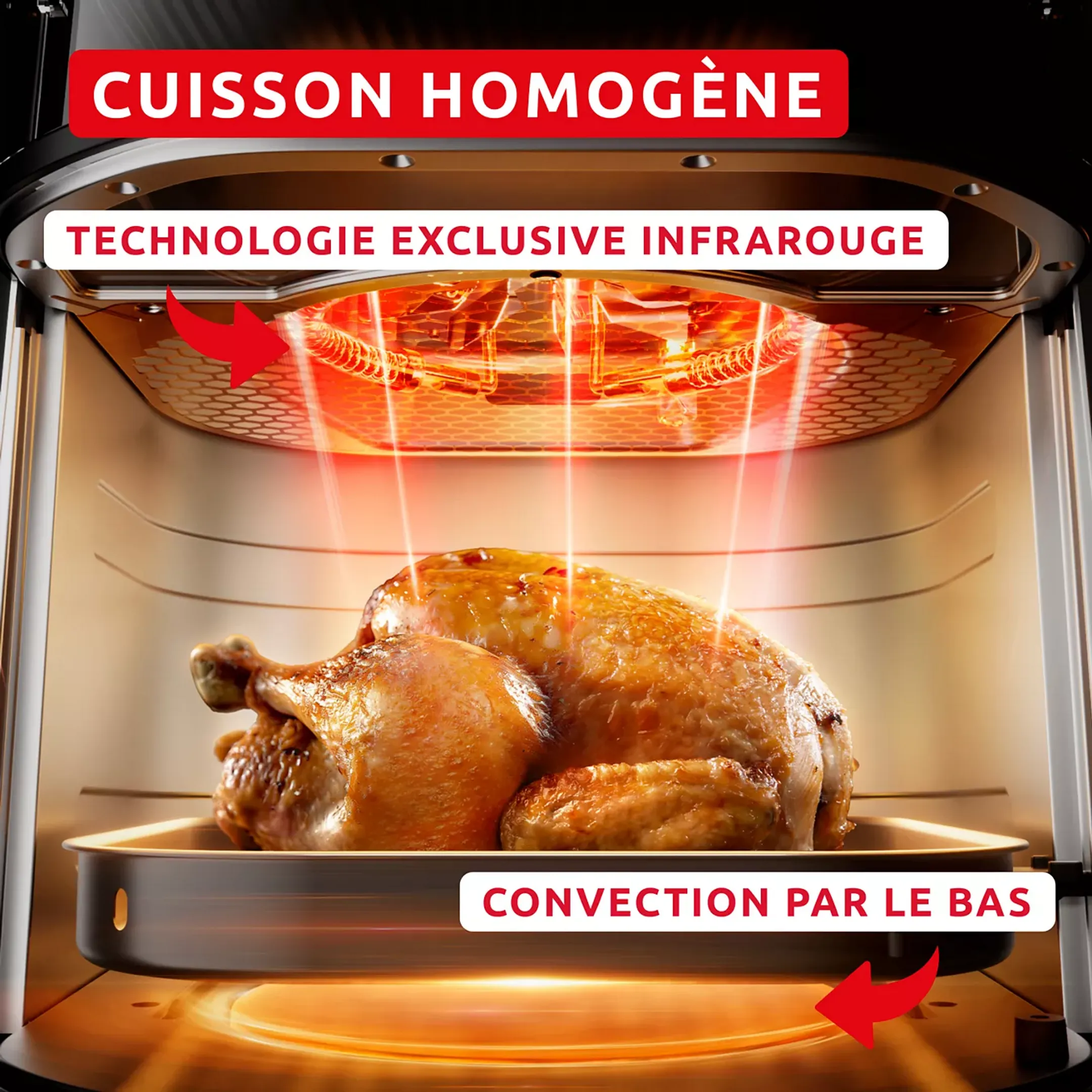 Airfryer Easy Fry Infrared 7L EZ8328F0 - Noir