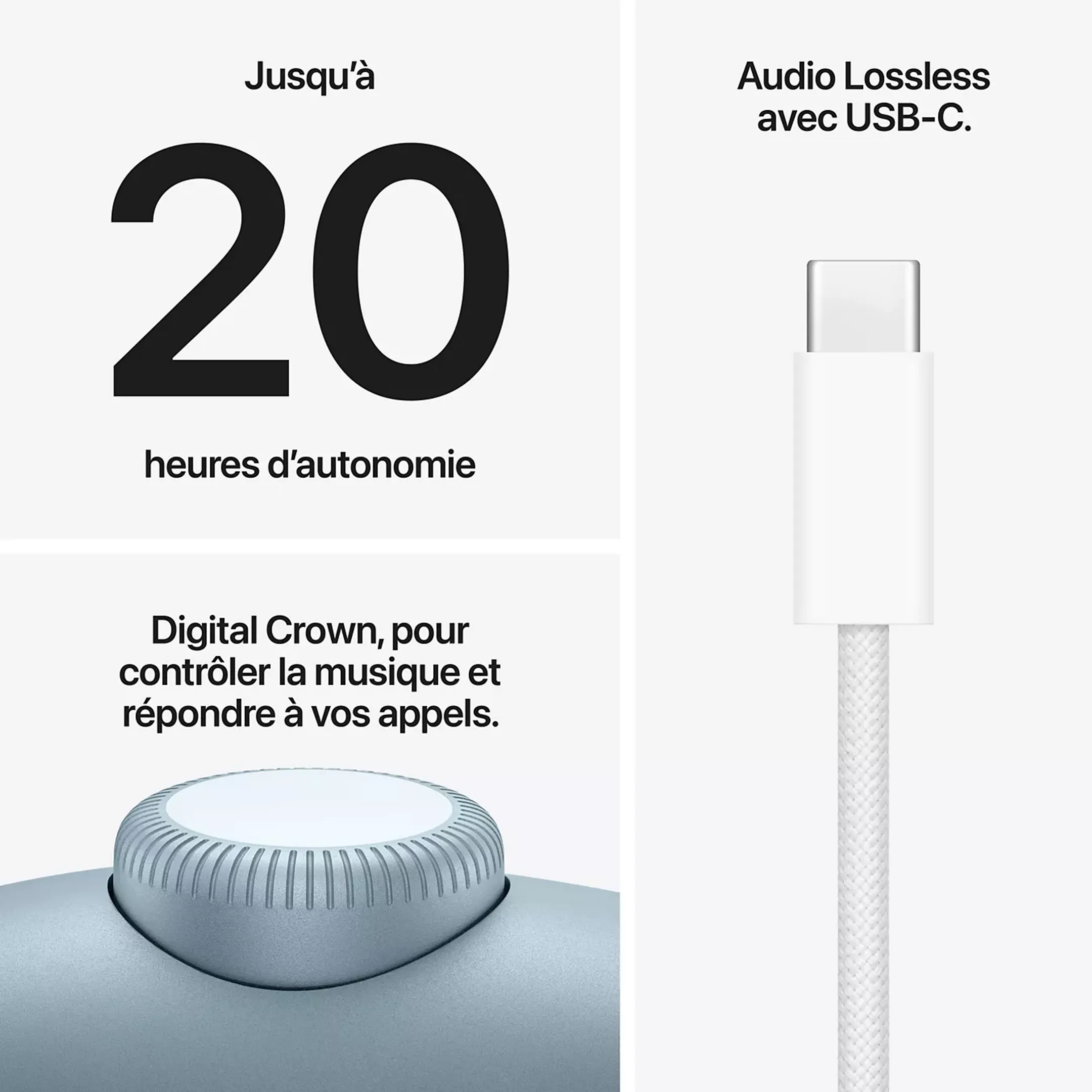 Casque sans fil AirPods Max 2 Bleu