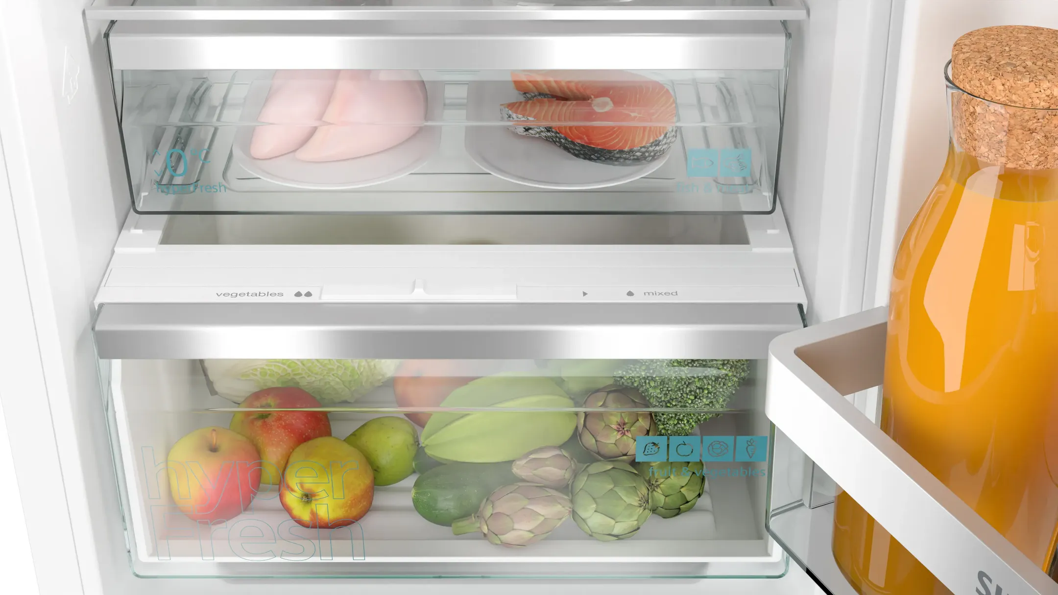Built-In Fridge-Freezer iQ500 KI86NADD0