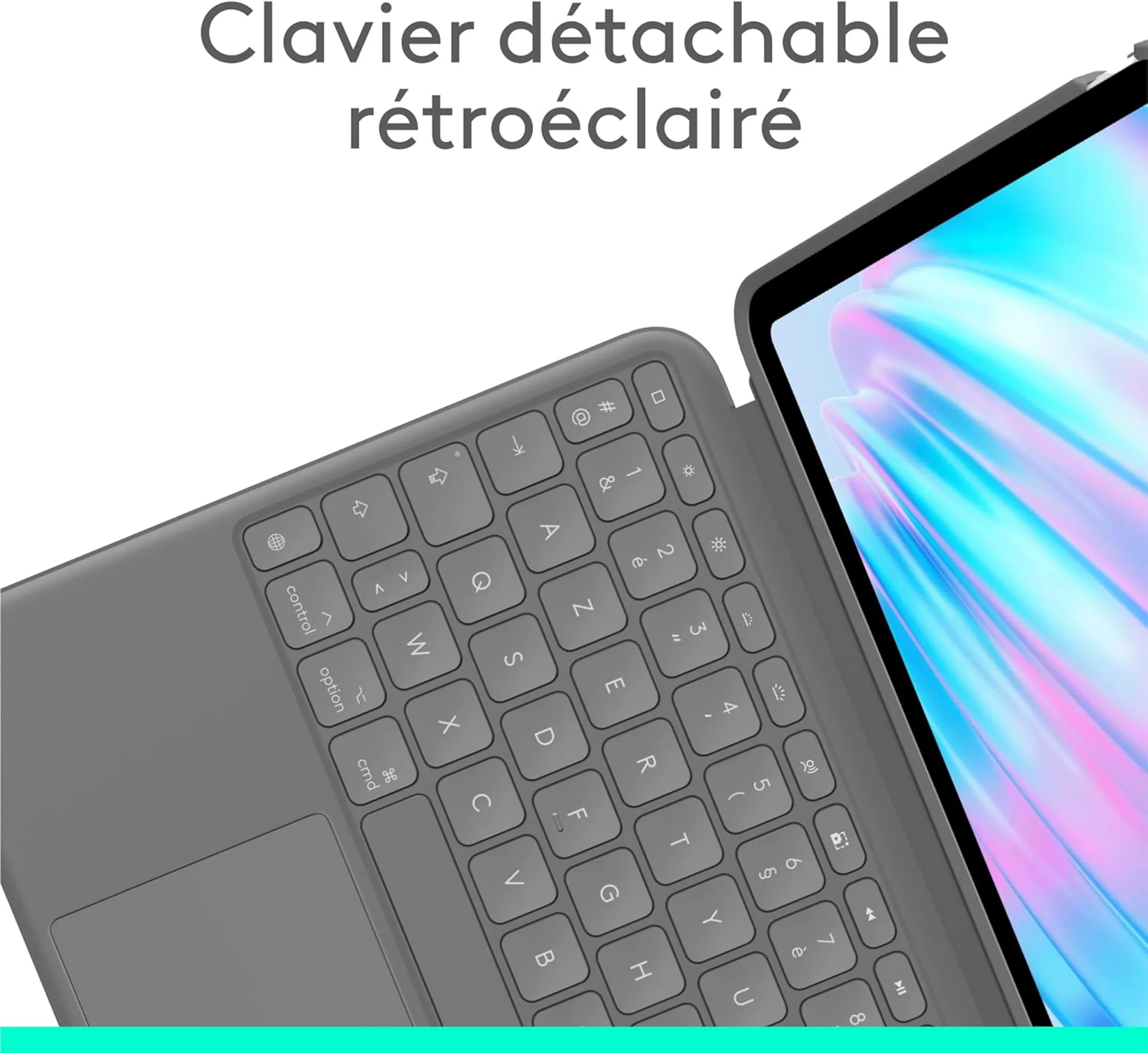 Étui clavier Combo Touch pour iPad Air 11" AZERTY