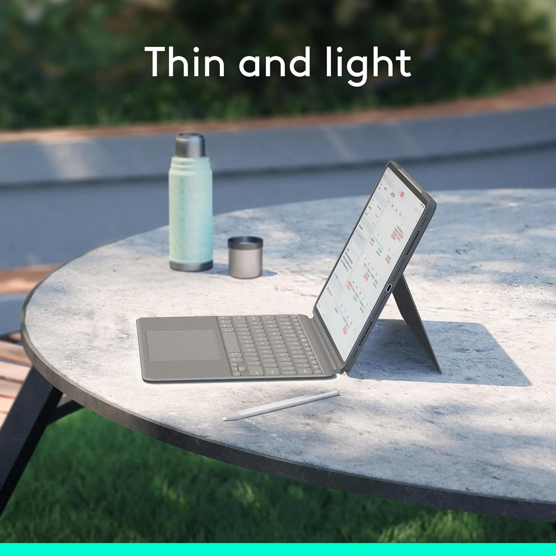 Keyboard Case Combo Touch for iPad Air 11" AZERTY