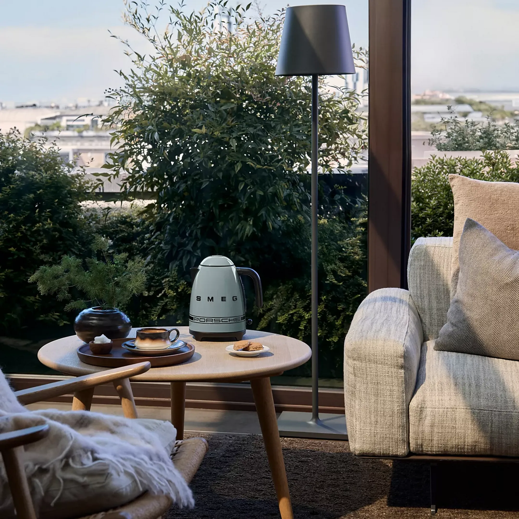 Kettle Porsche x SMEG KLF03PSGEU Shadow Green