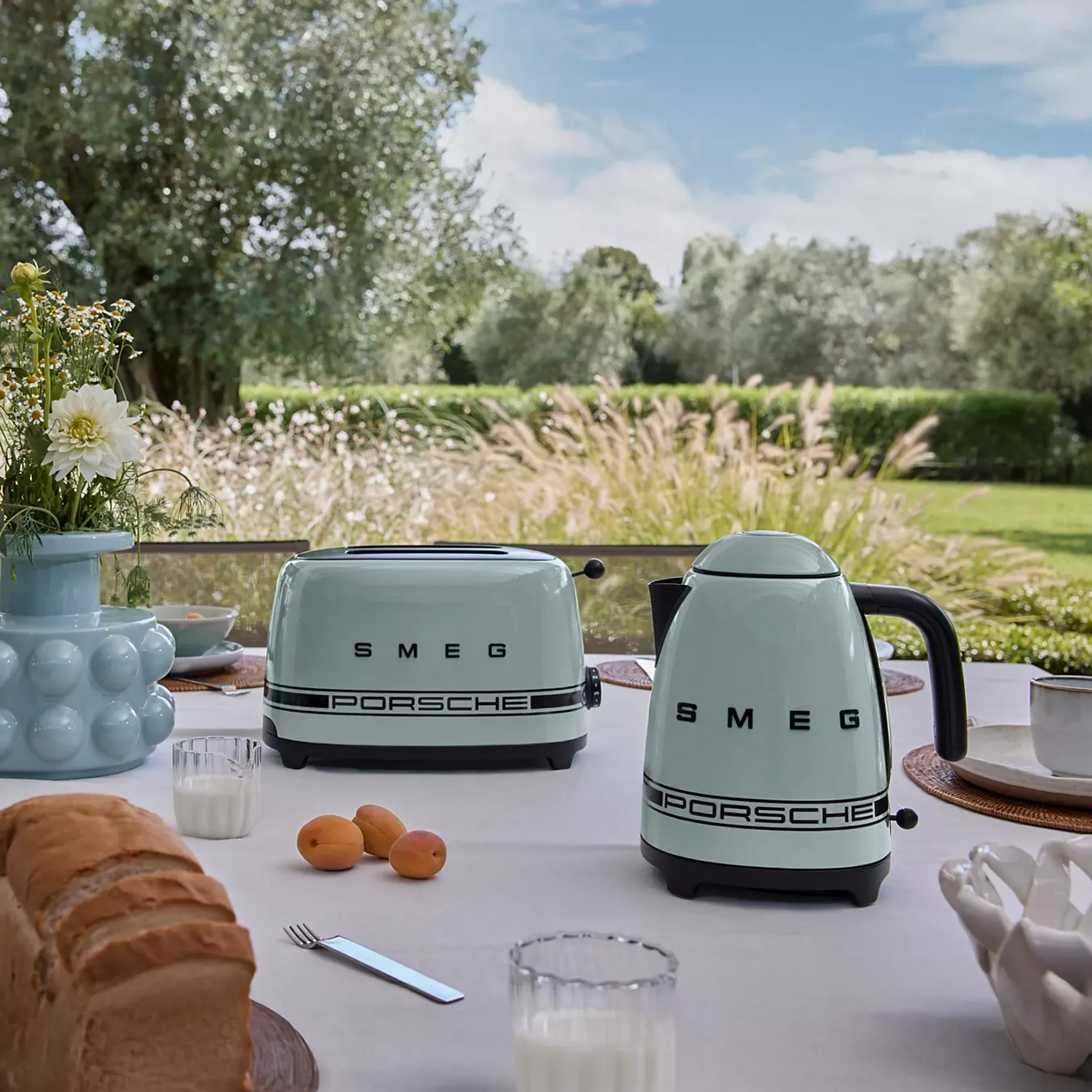 Kettle Porsche x SMEG KLF03PSGEU Shadow Green