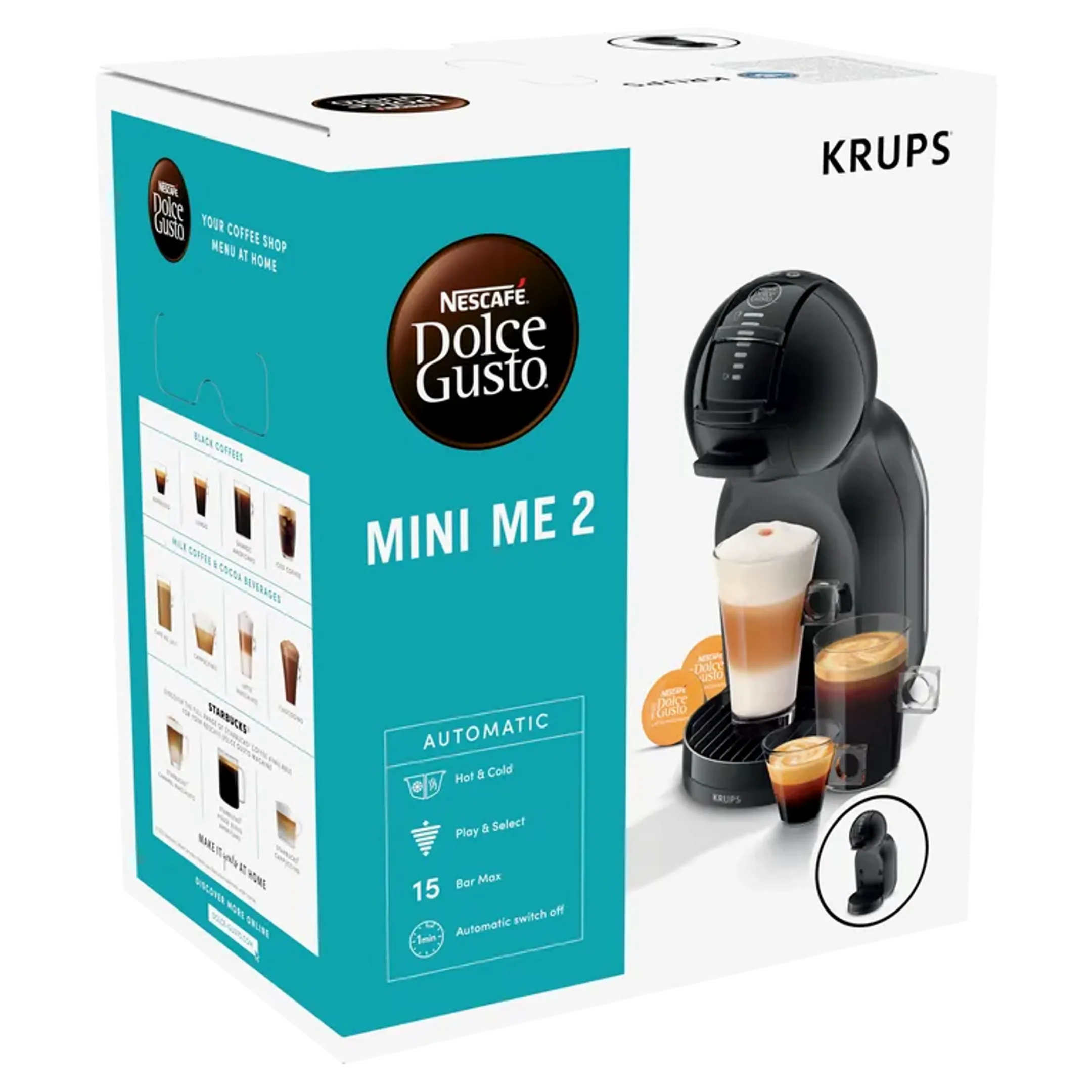 Machine à café Dolce Gusto Mini Me 2 KP1438F0 Noir