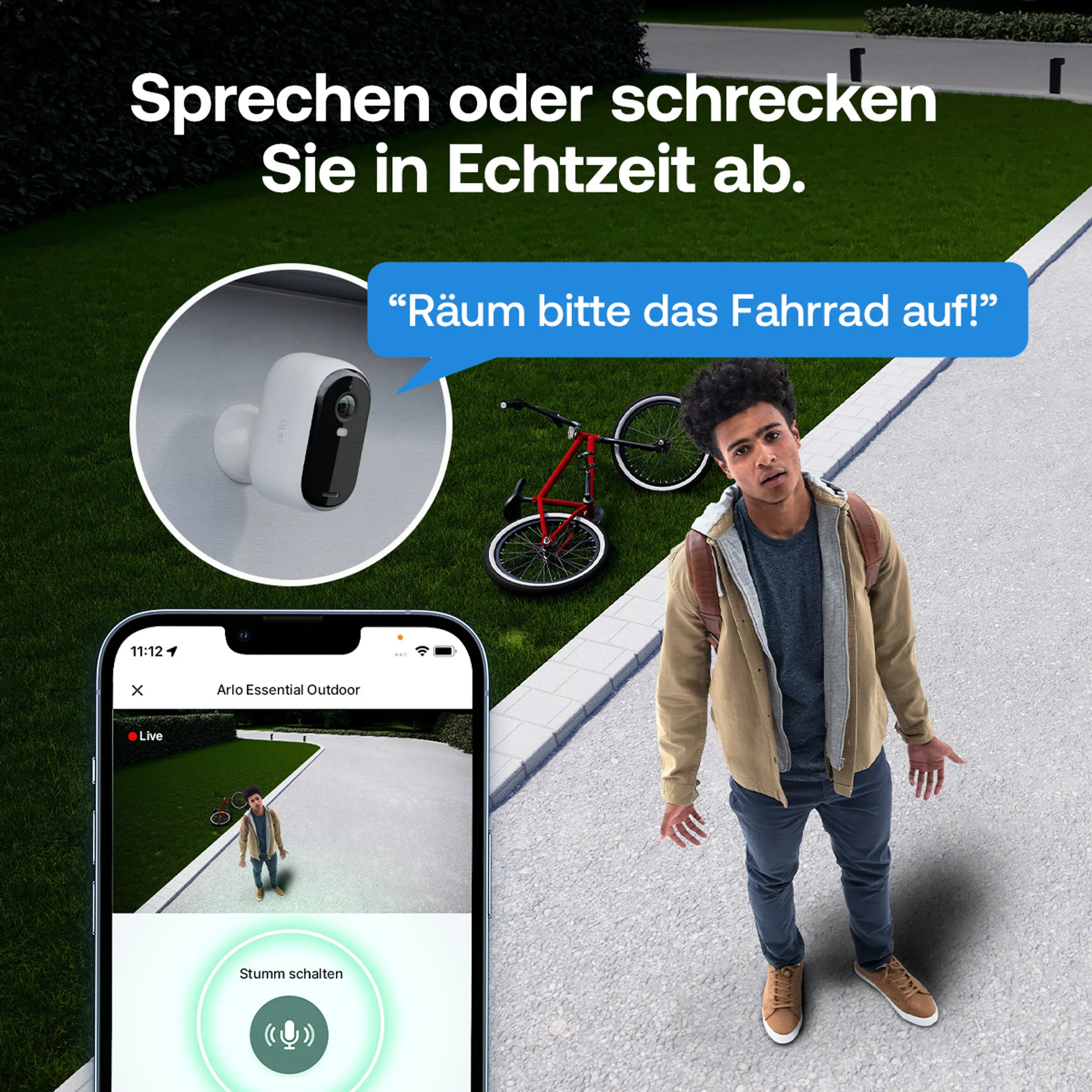 Außenüberwachungskamera Essential 3 2K – 2 Stück