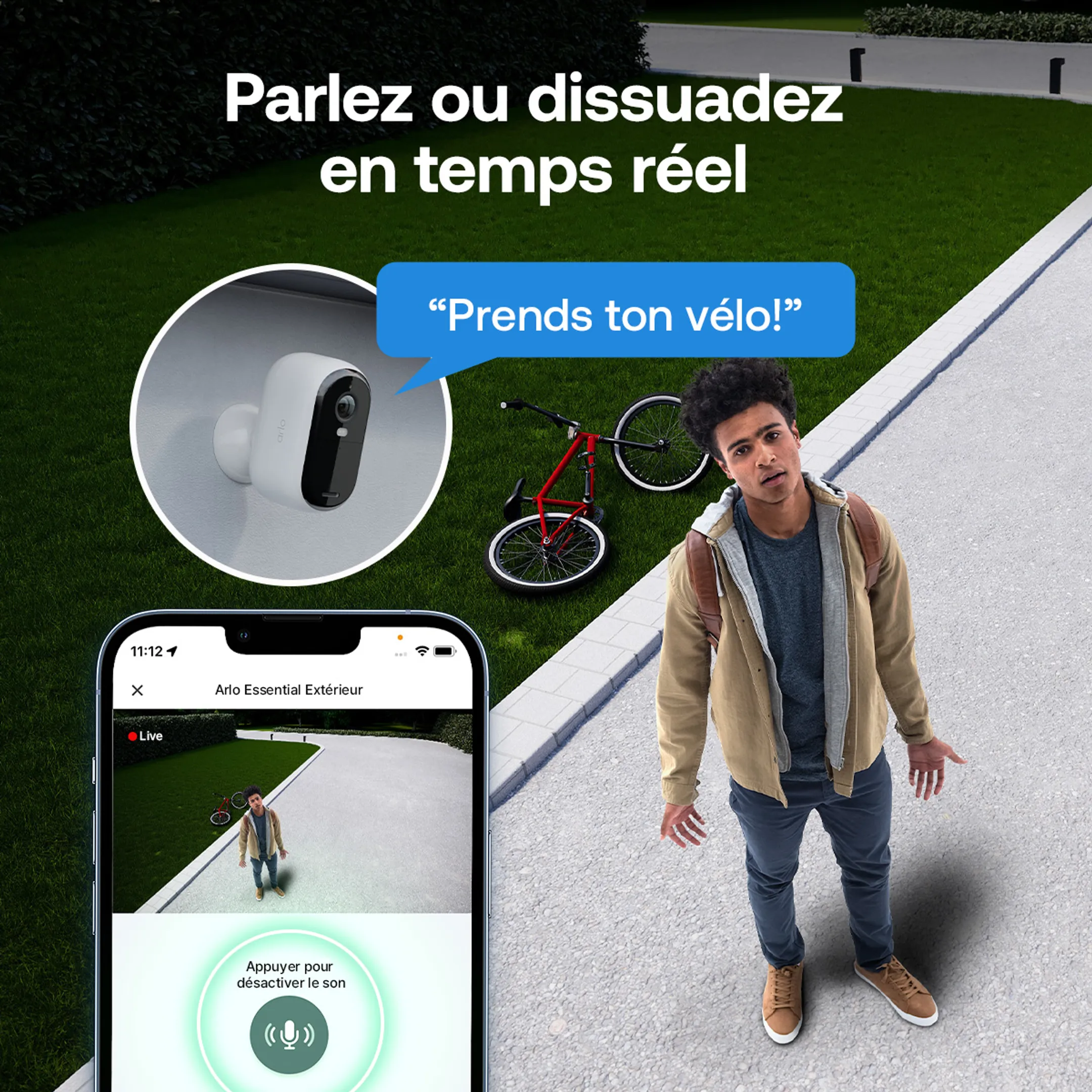 Caméra de surveillance extérieure Essential 3 2K - 2 pièces