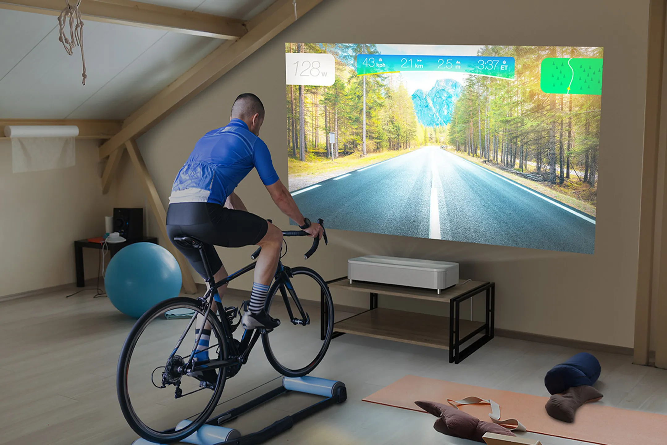 4K PRO UHD-Laserprojektor Lifestudio Grand EH-LS670W Diamantweiß