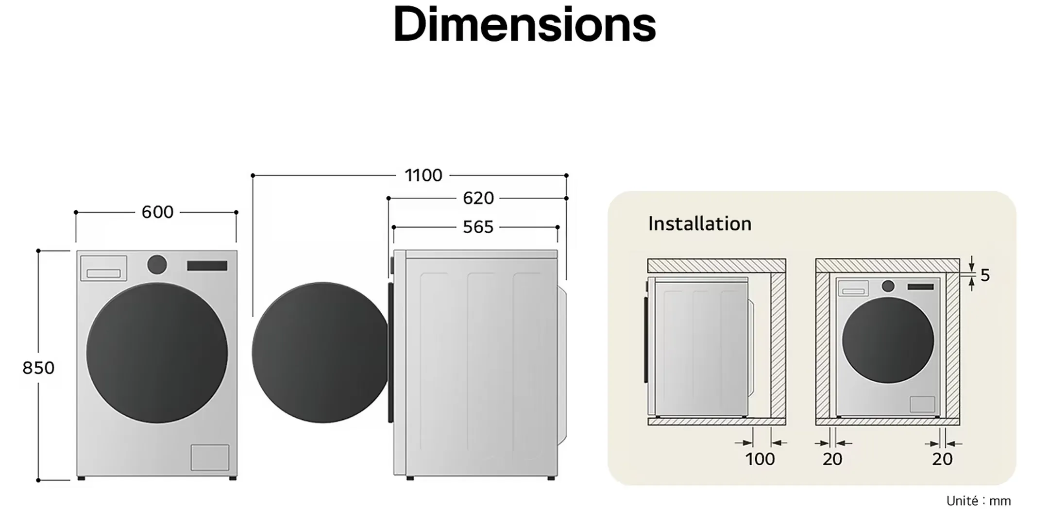 Waschmaschine 9Kg ThinQ F94R31WHSA