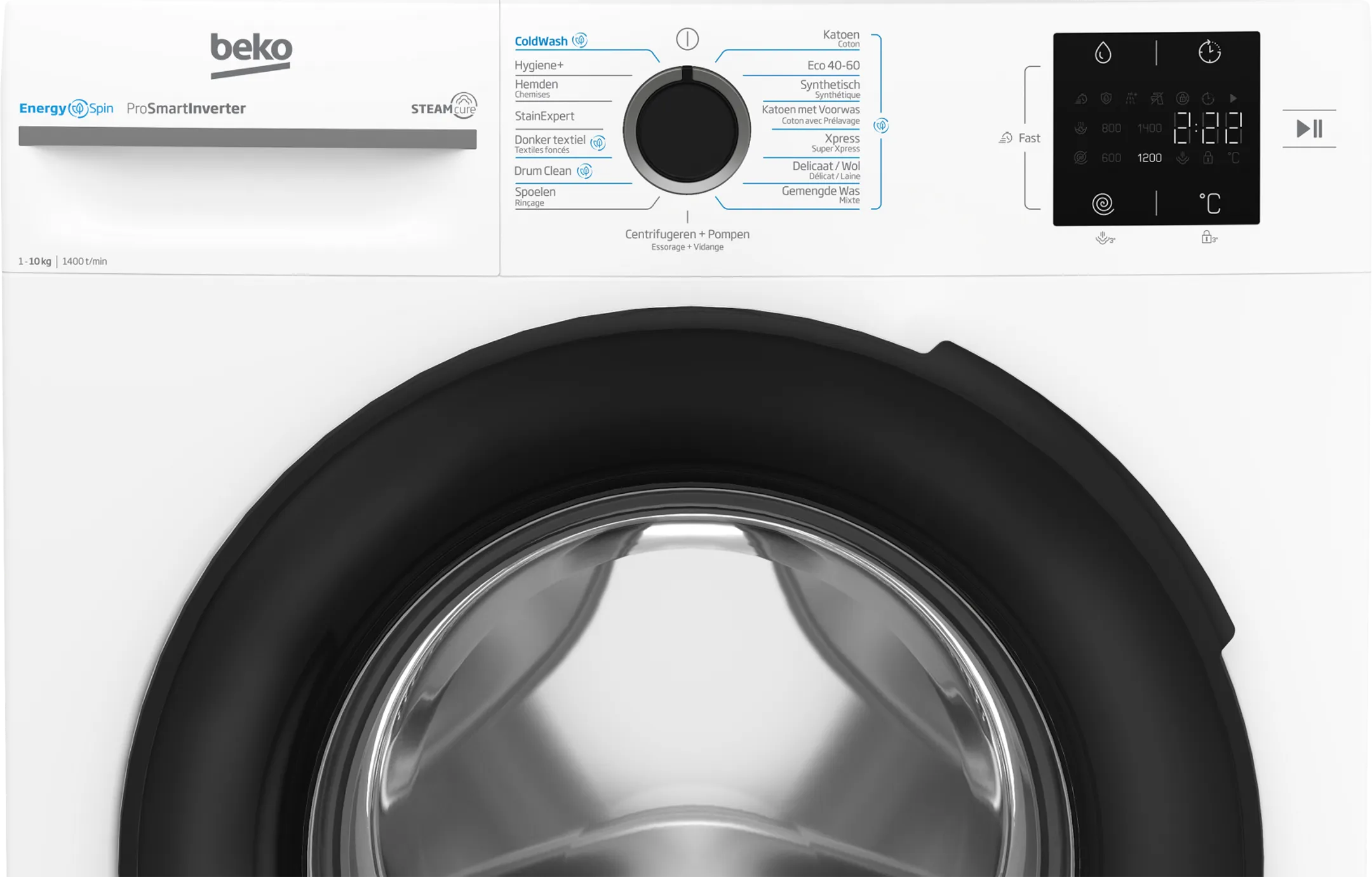 Lave-linge 10Kg EnergySpin b300 BM3WFT31041W 