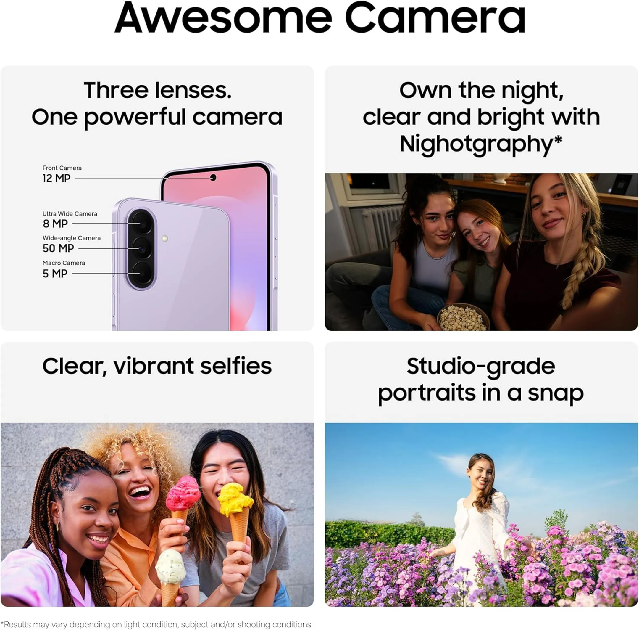 Smartphone Galaxy A37 5G 256GB Awesome Charcoal