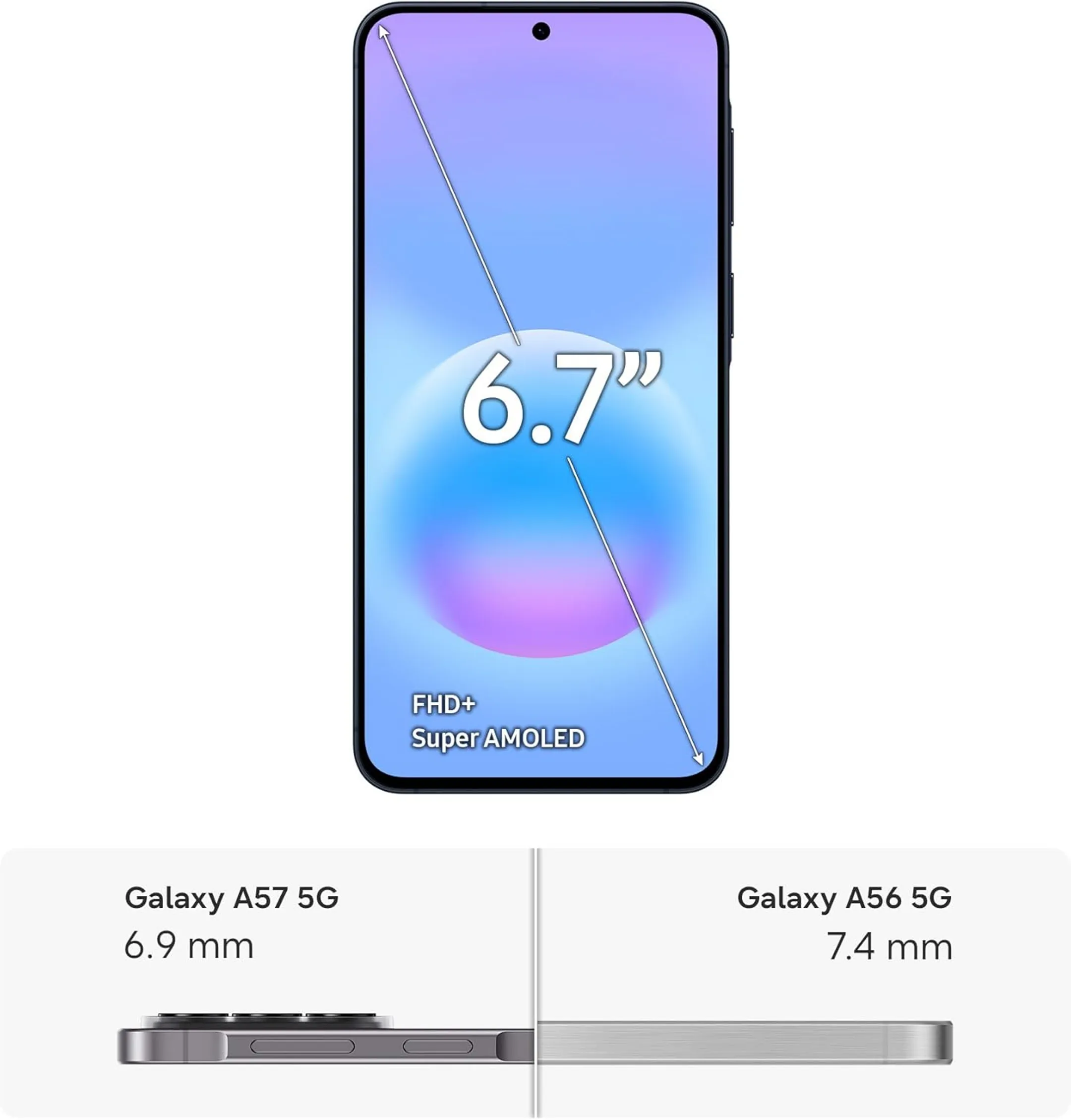 Smartphone Galaxy A57 5G 256Go Awesome Navy