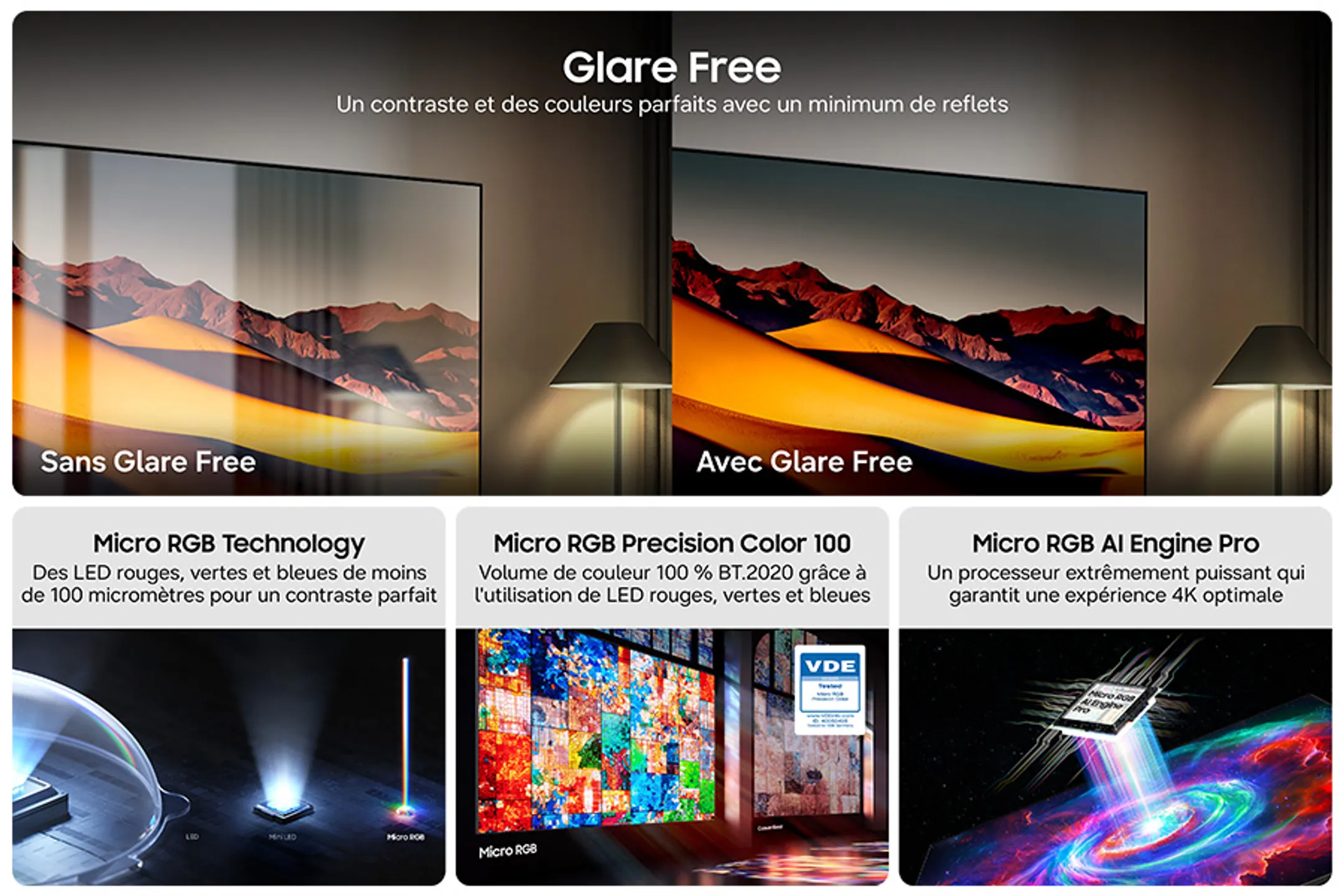 TV Micro RGB 4K MRE85R95HATXXN 85 pouces