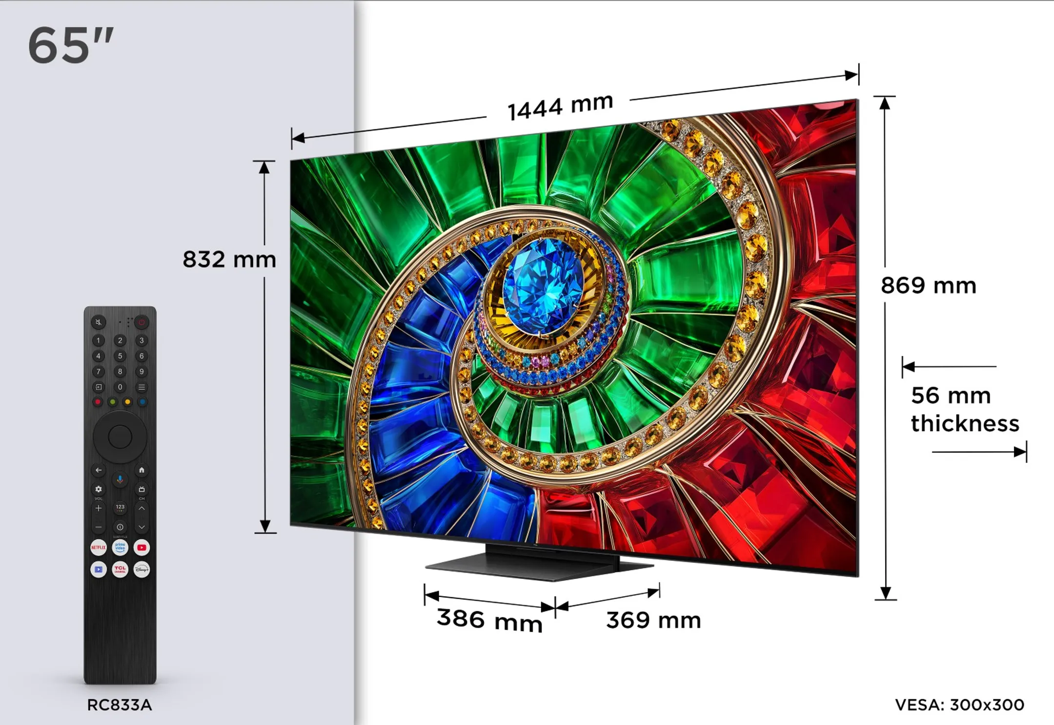 TV RGB-Mini LED 4K 65RM7L 65 pouces