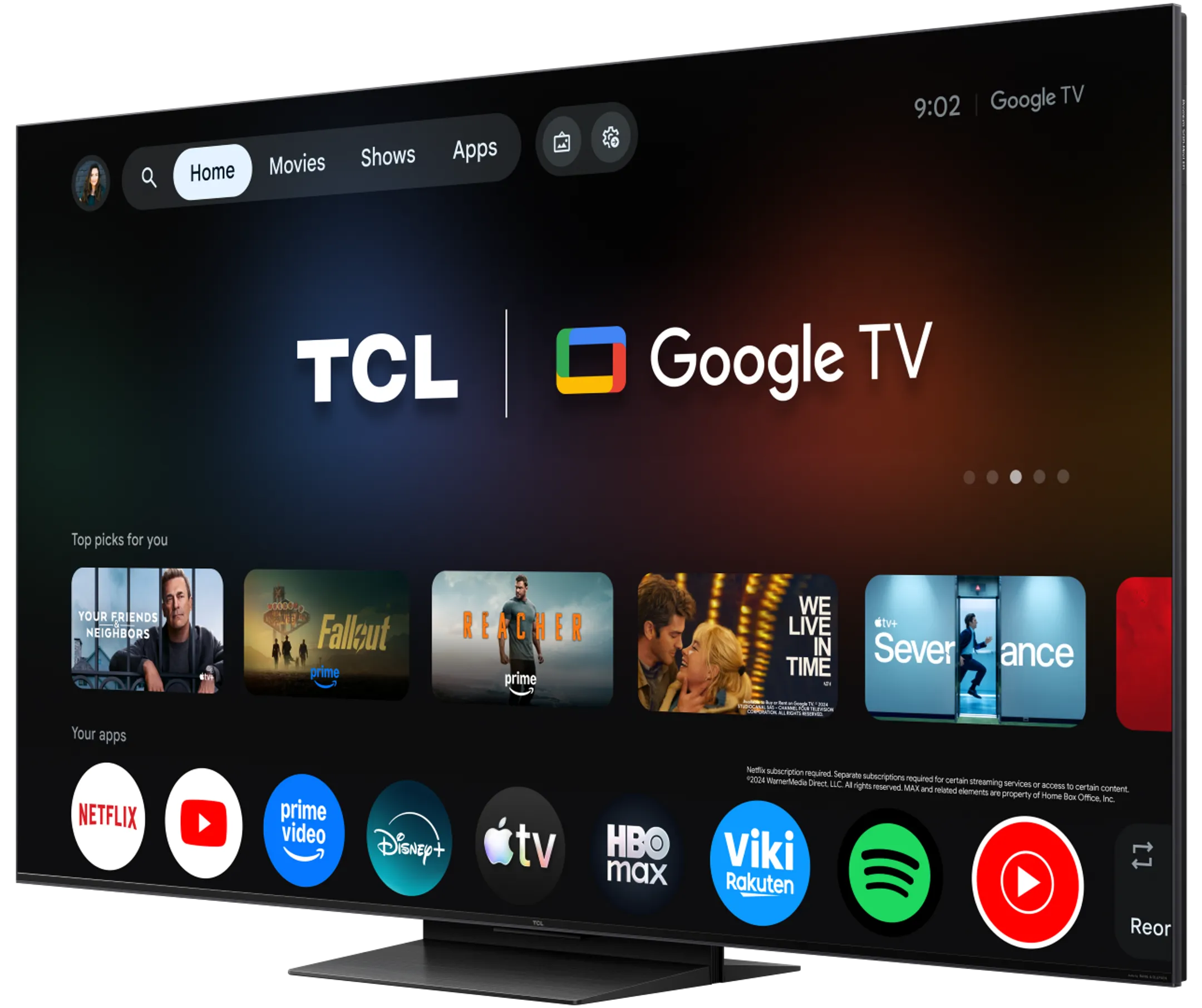 TV QLED 4K 75P6L 75 pouces