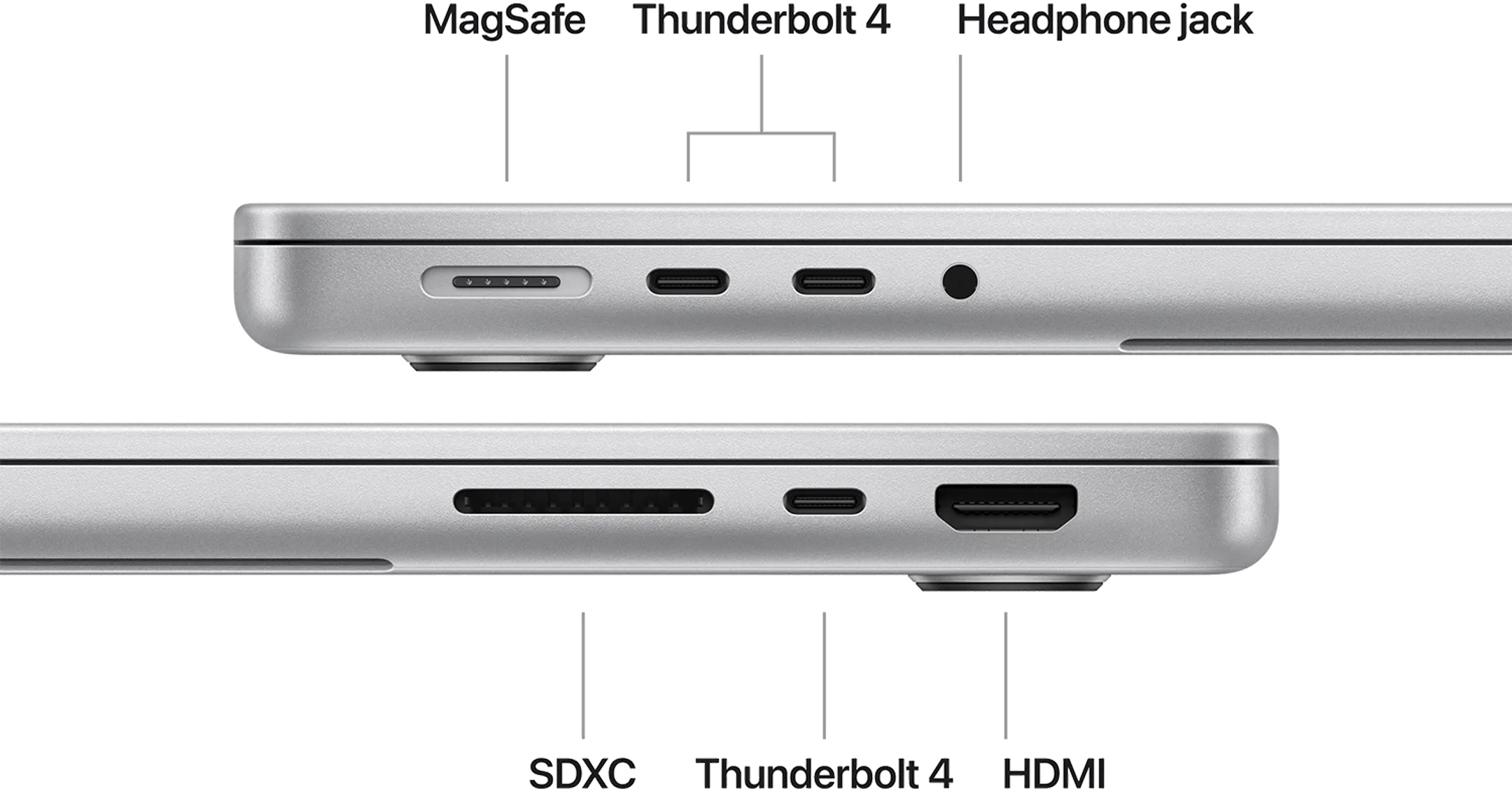 Laptop Macbook Pro 14" M4 24Go 1To Argent Qwertz