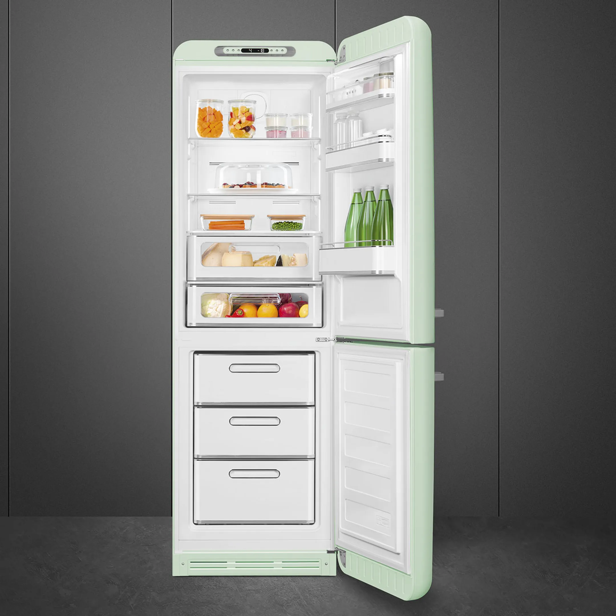 Combi fridge-freezer FAB32RPG6 Water Green