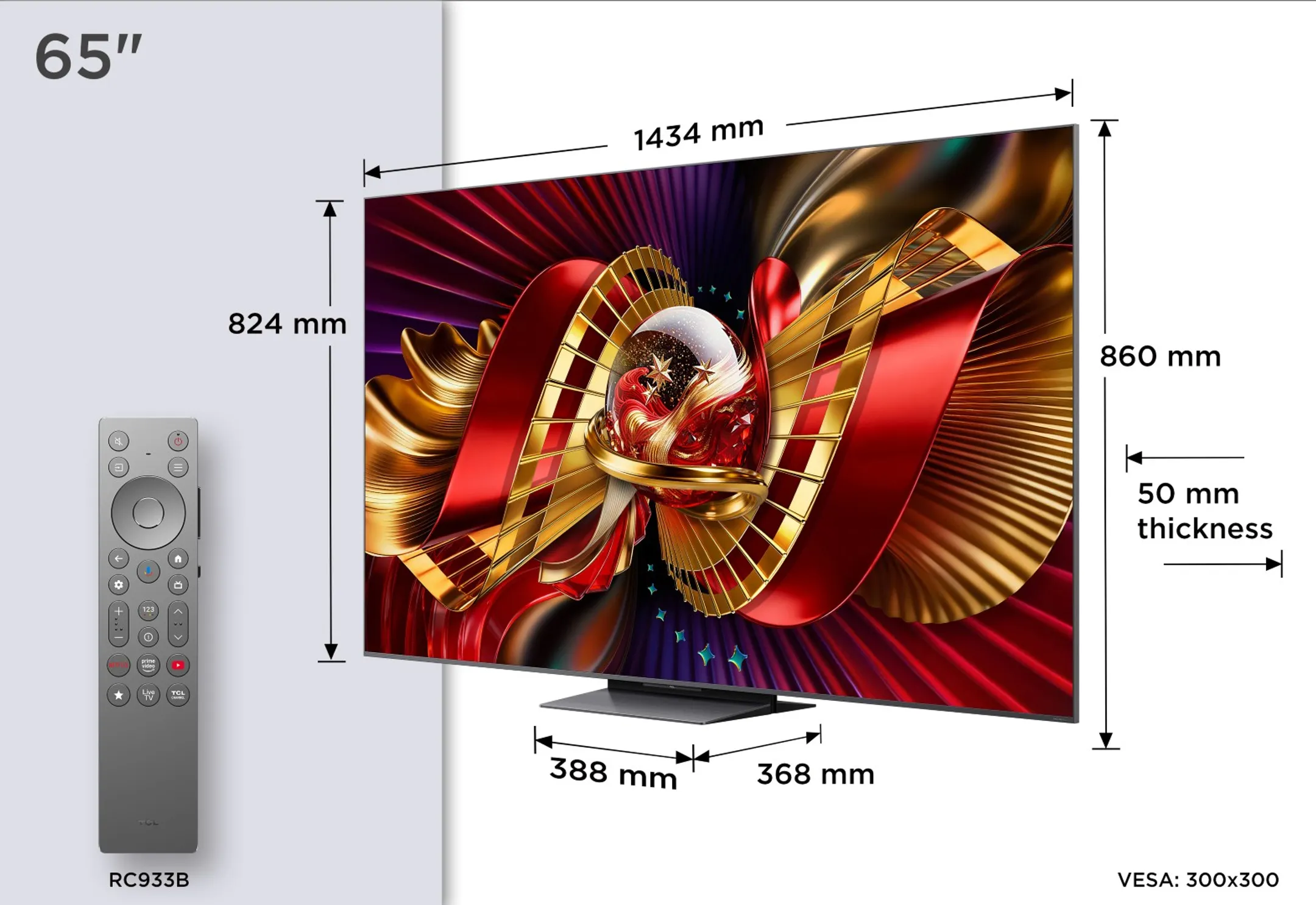 TV SQD-Mini LED 4K 65C89L 65 zoll