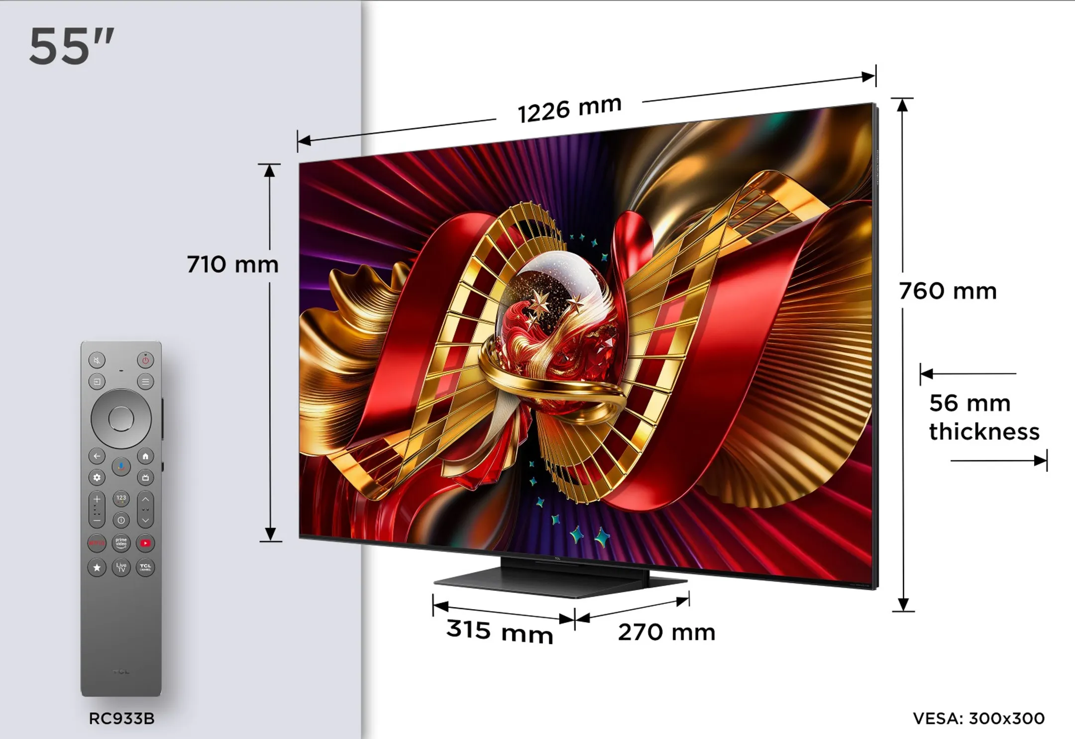 TV SQD-Mini LED 4K 55C89L 55 zoll