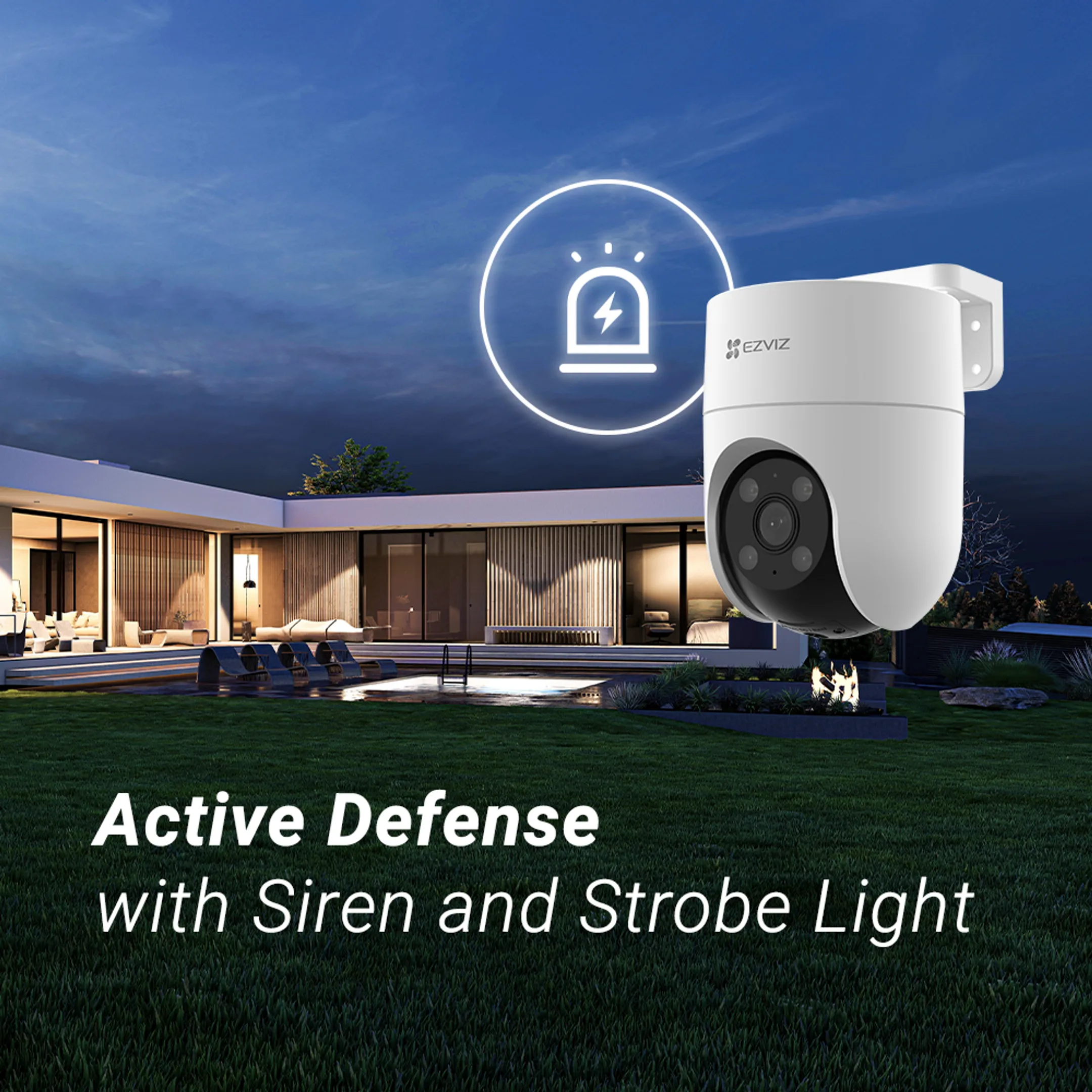 Caméra de surveillance H8c SE  3MP