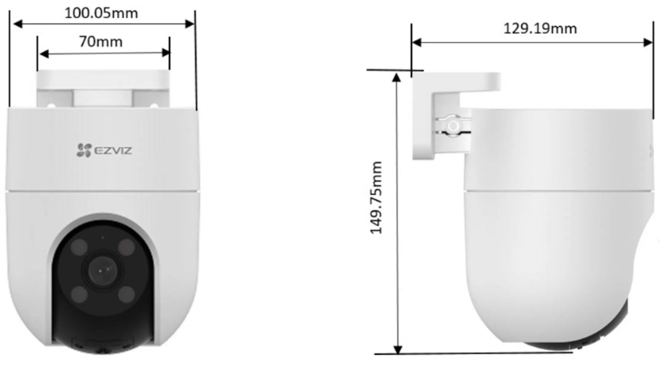 Caméra de surveillance H8c SE  3MP