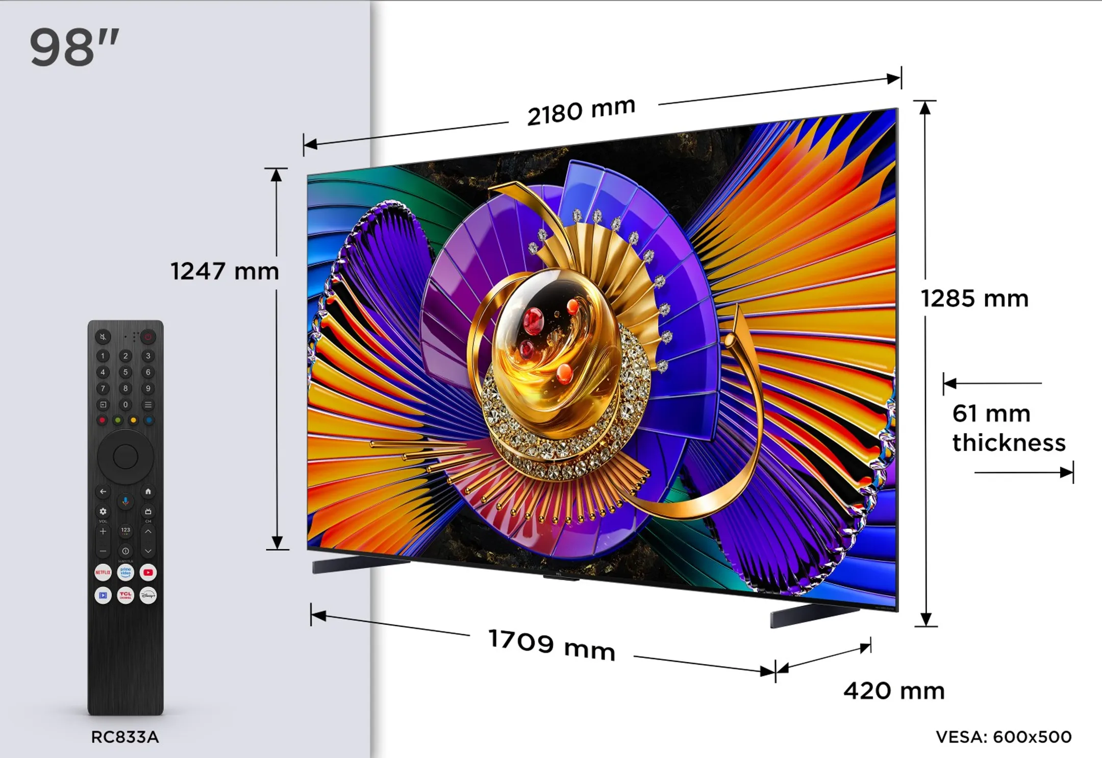 TV SQD-Mini LED 4K 98C79L 98 inches