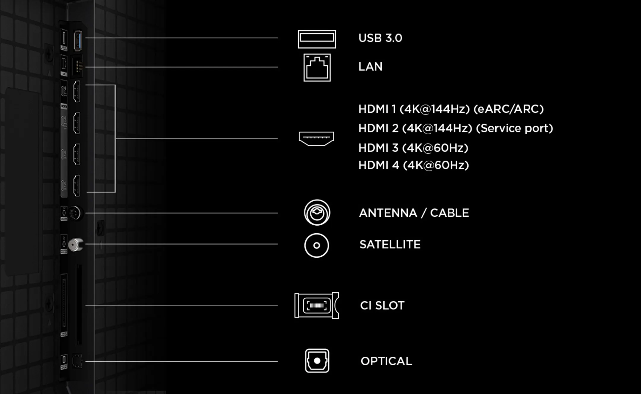 TV QD-Mini LED 4K 85P89L 85 zoll